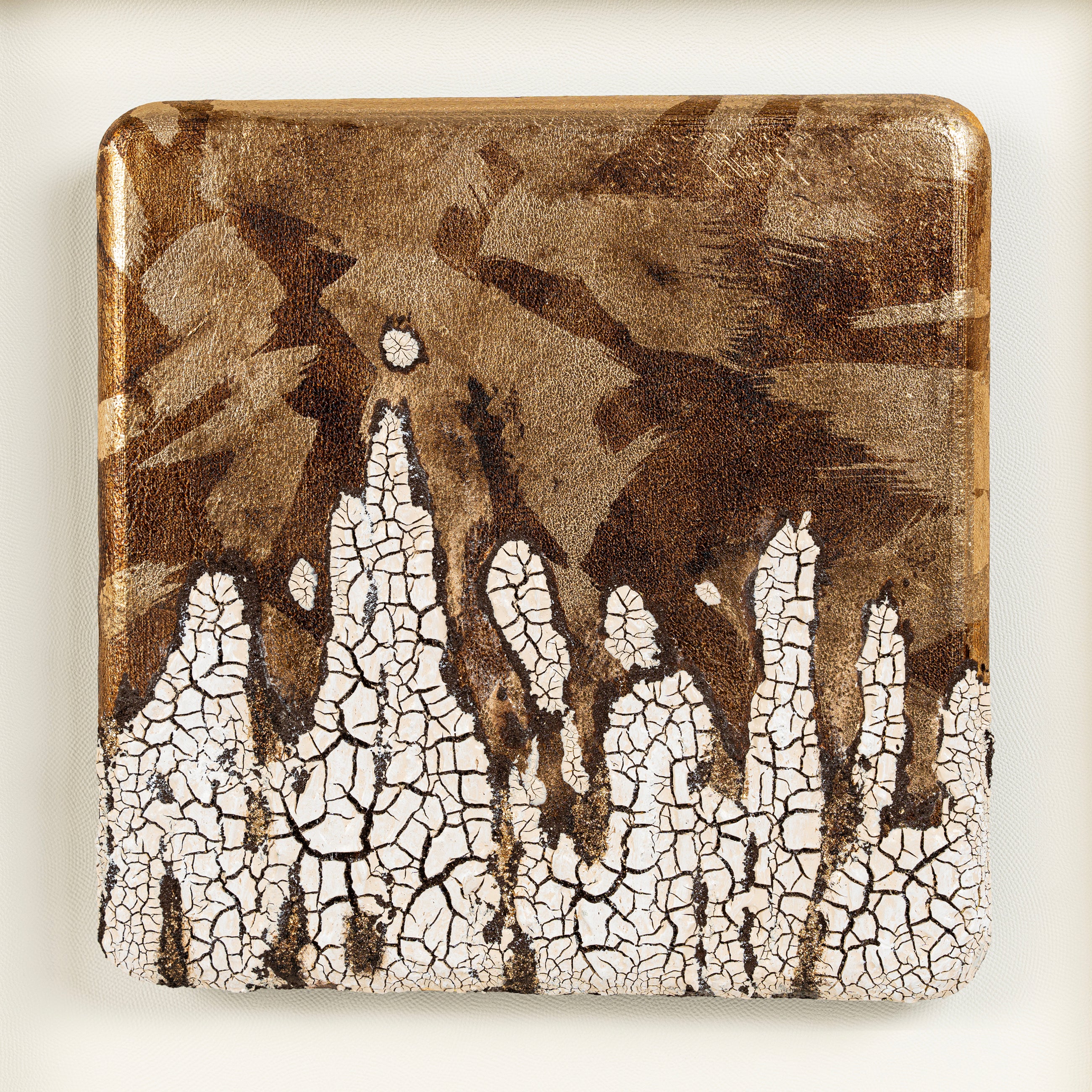 Efflorescence — Patinated Foil · Aura Frame