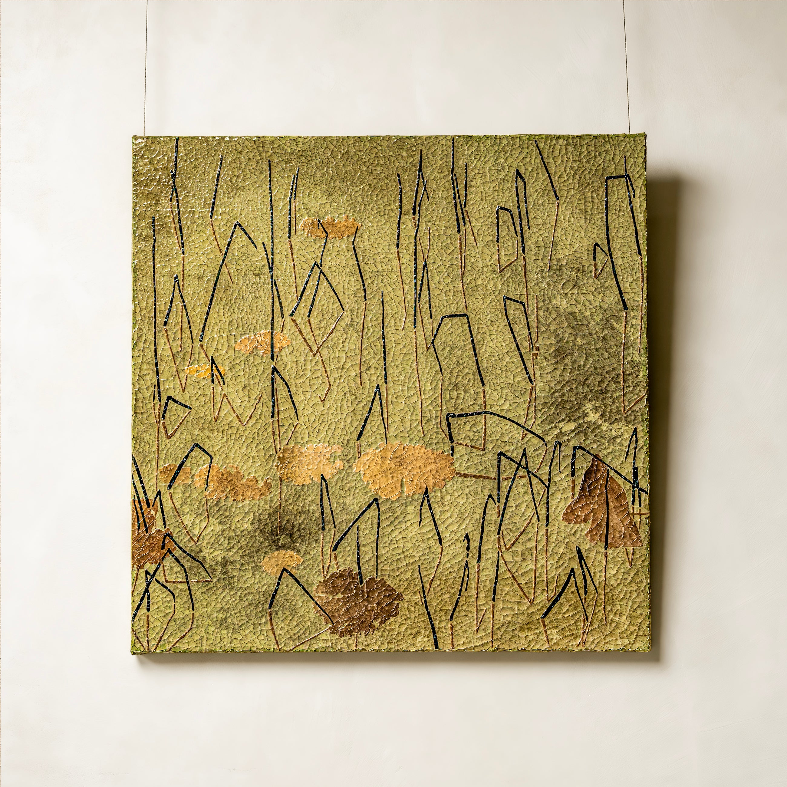 Lotus Serenade Texture Handcrafted Art