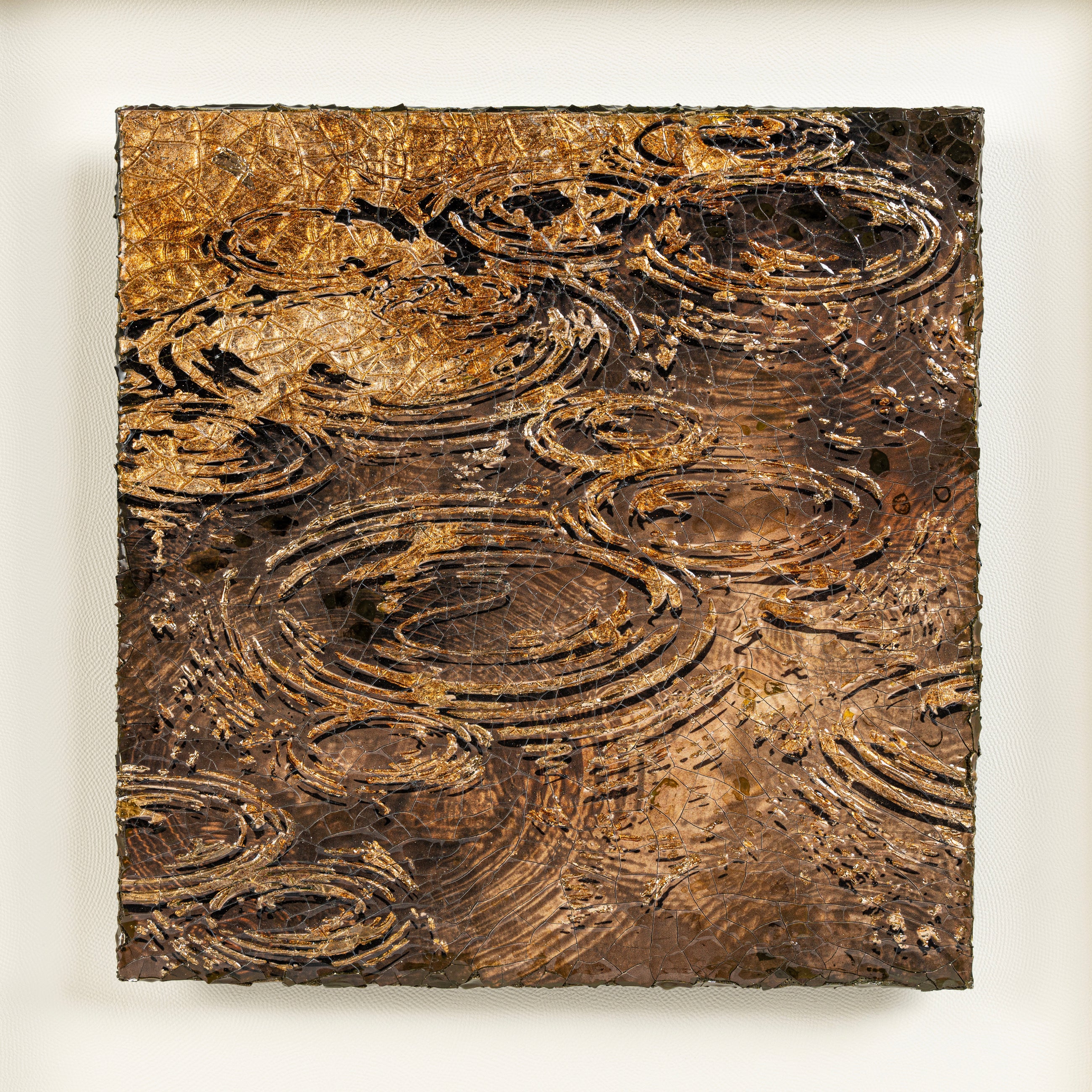 Harvest Tide — Patinated Foil · Aura Frame