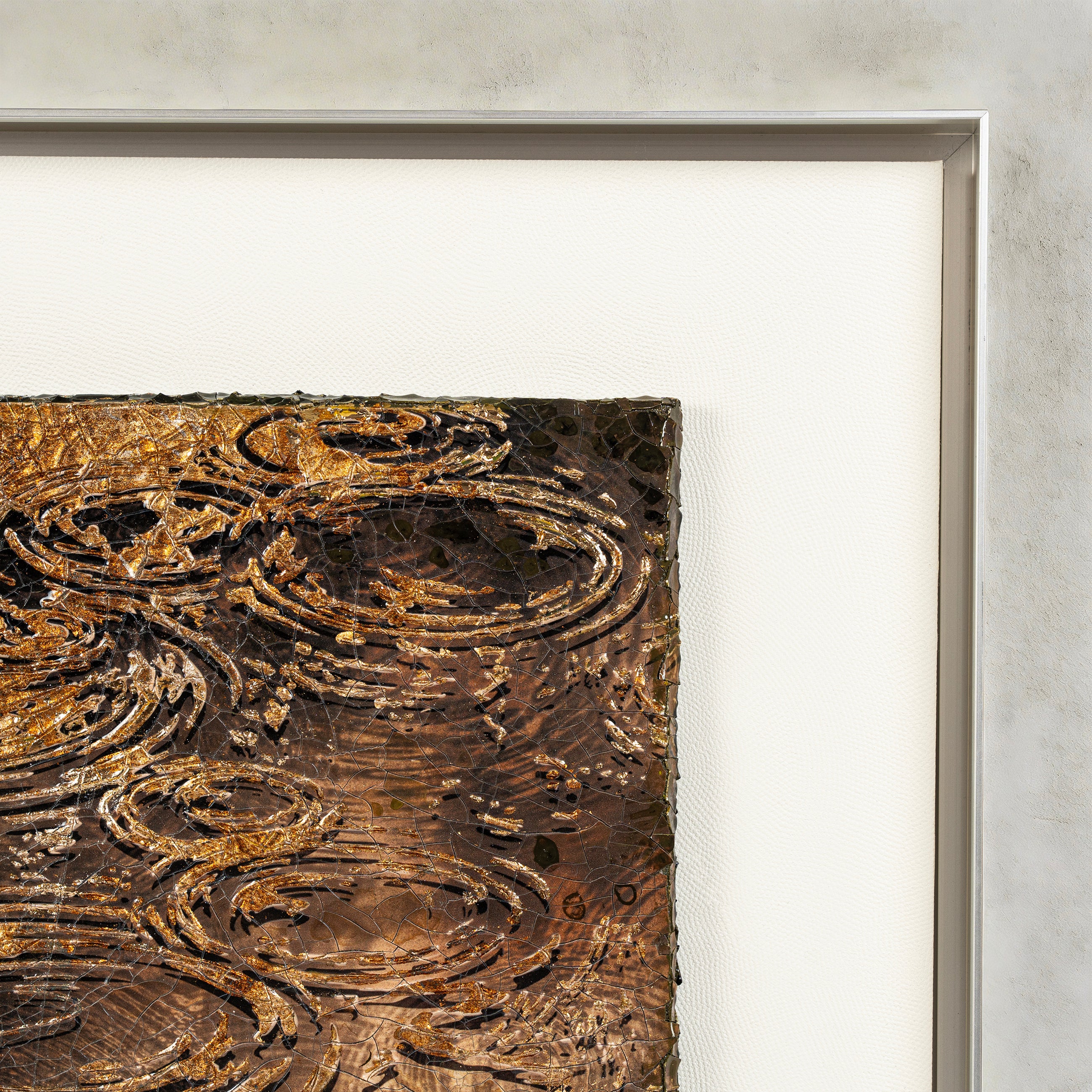Harvest Tide — Patinated Foil · Aura Frame