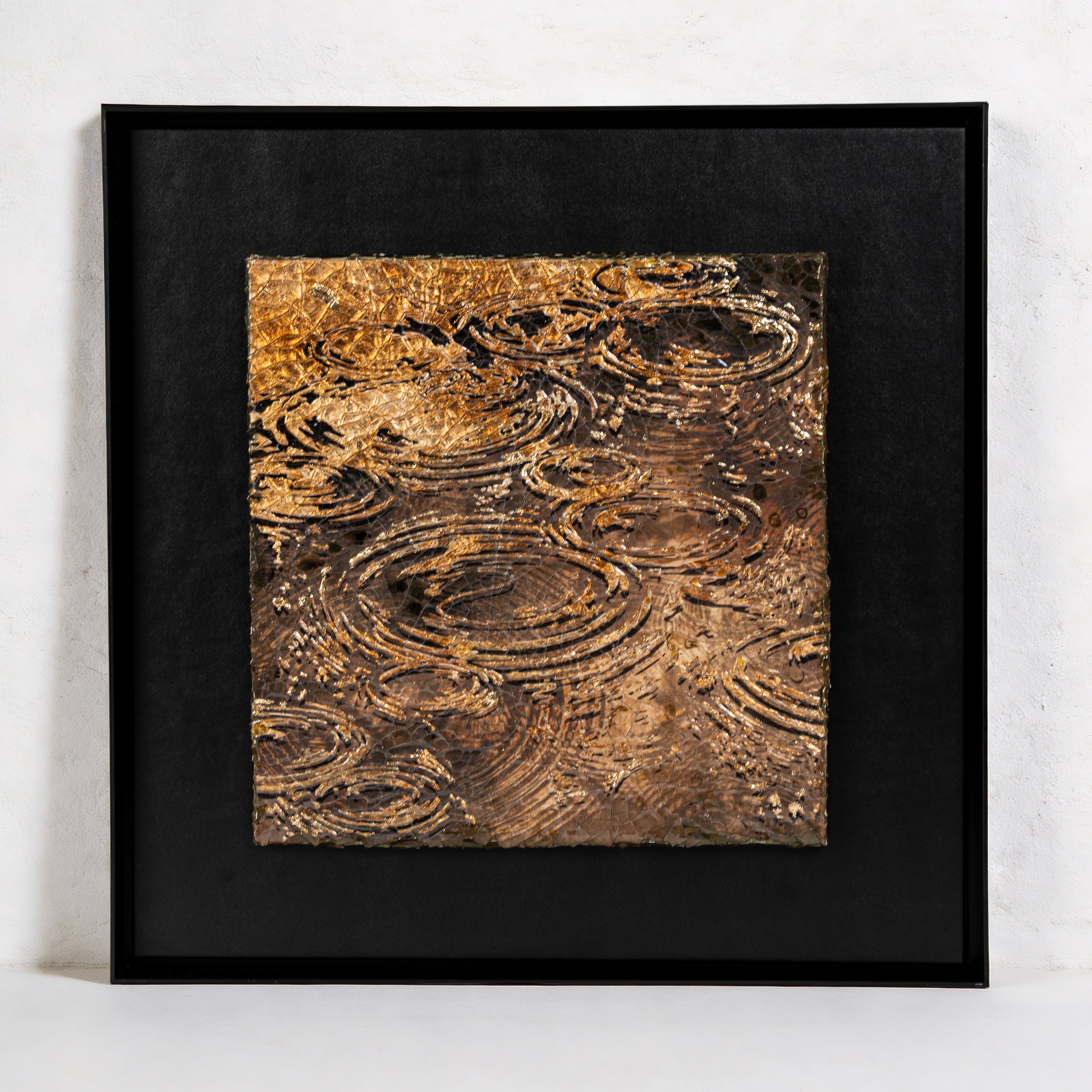 Harvest Tide — Patinated Foil · Aura Frame