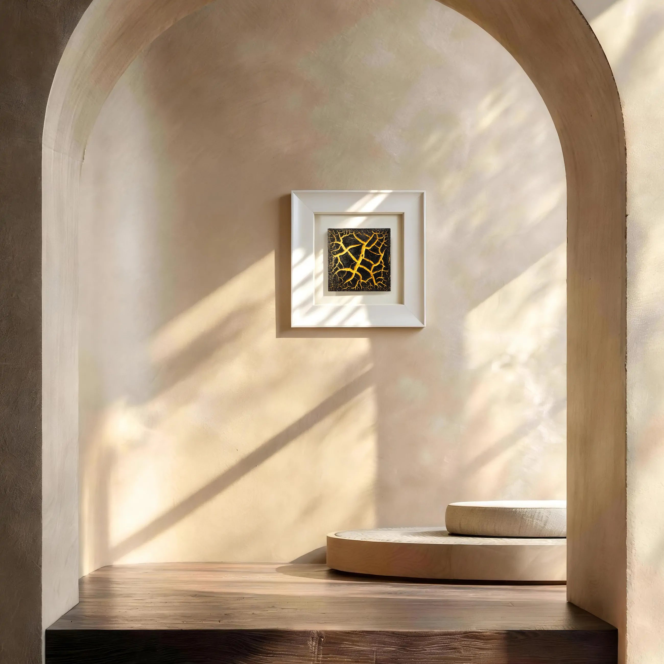 Earth Awakening — Mineral Texture · Aura Frame