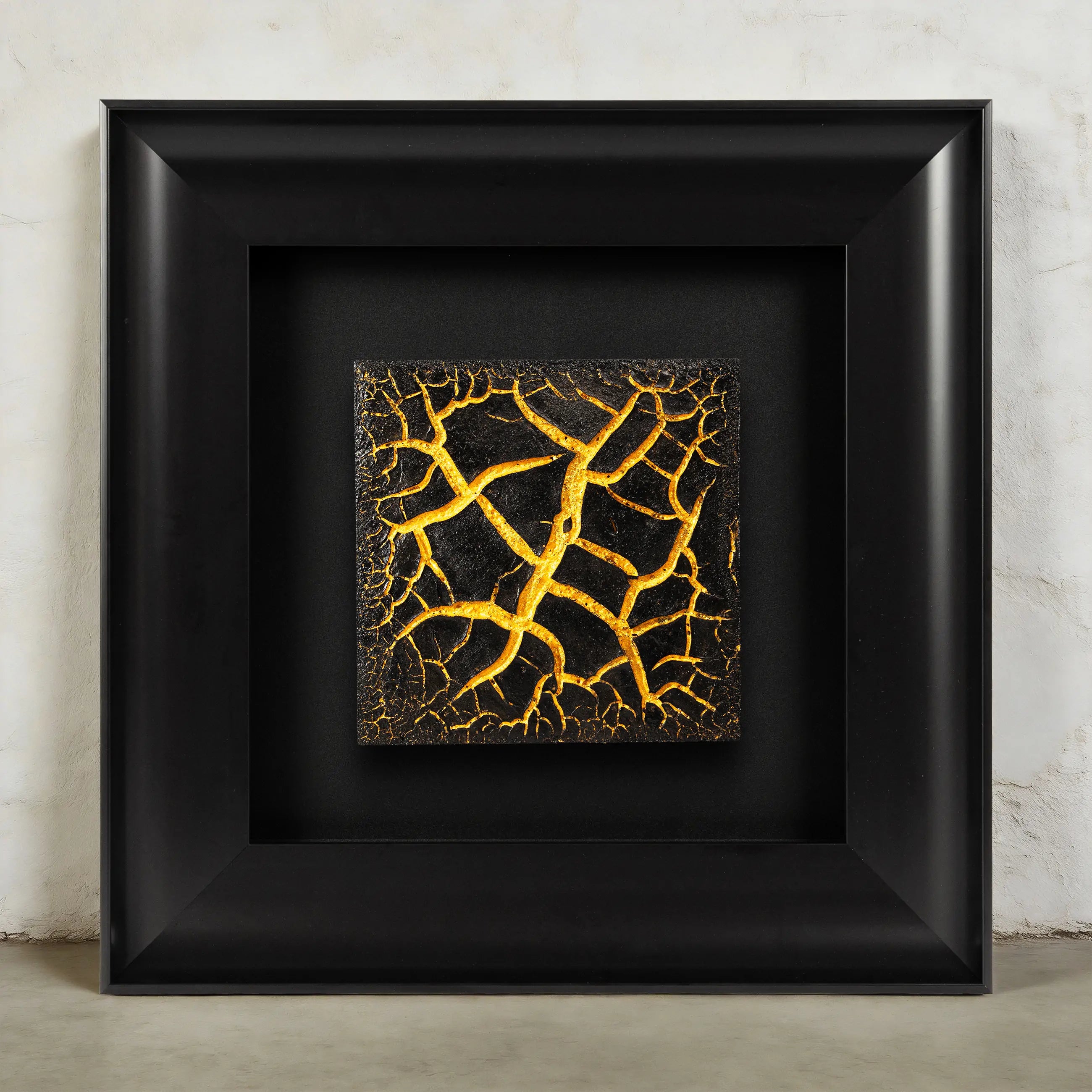Earth Awakening — Mineral Texture · Aura Frame