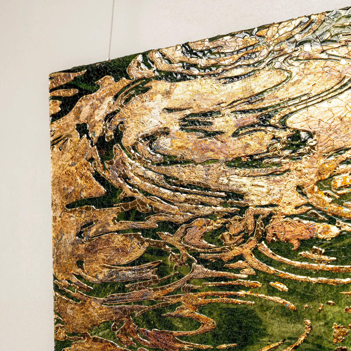 Early Spring and Ripples Fired Foil detail2
