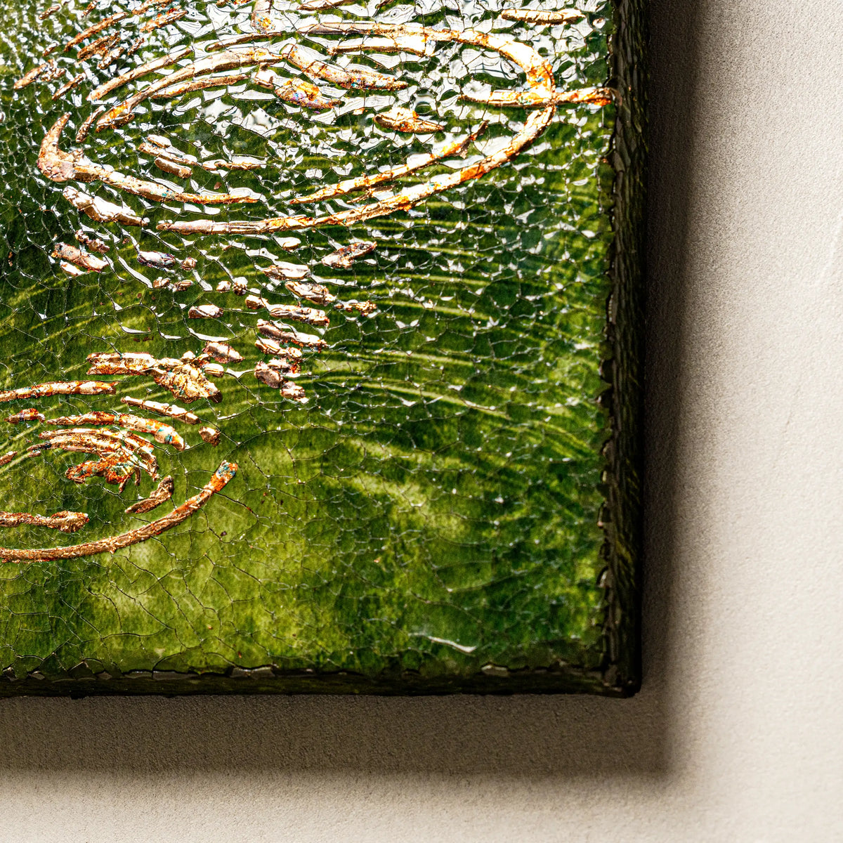 Early Spring and Ripples Fired Foil detail6