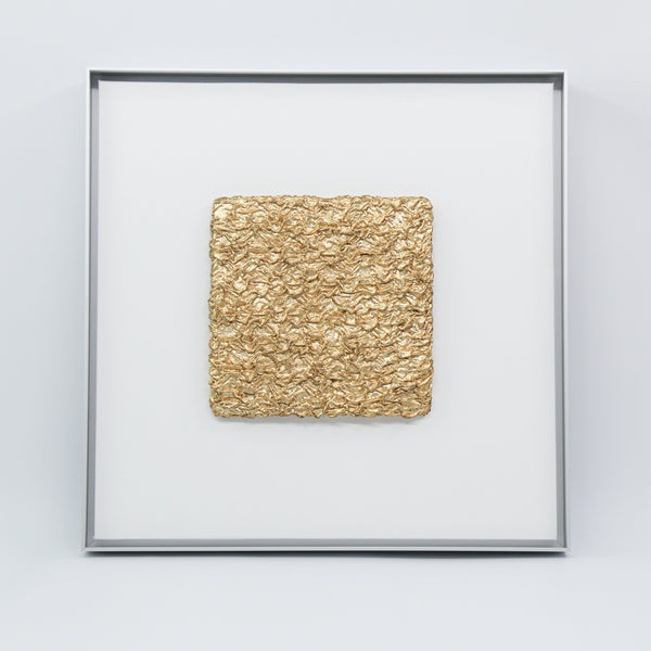 Flowing Abundance Terrain Handcrafted Gilded Foil Art