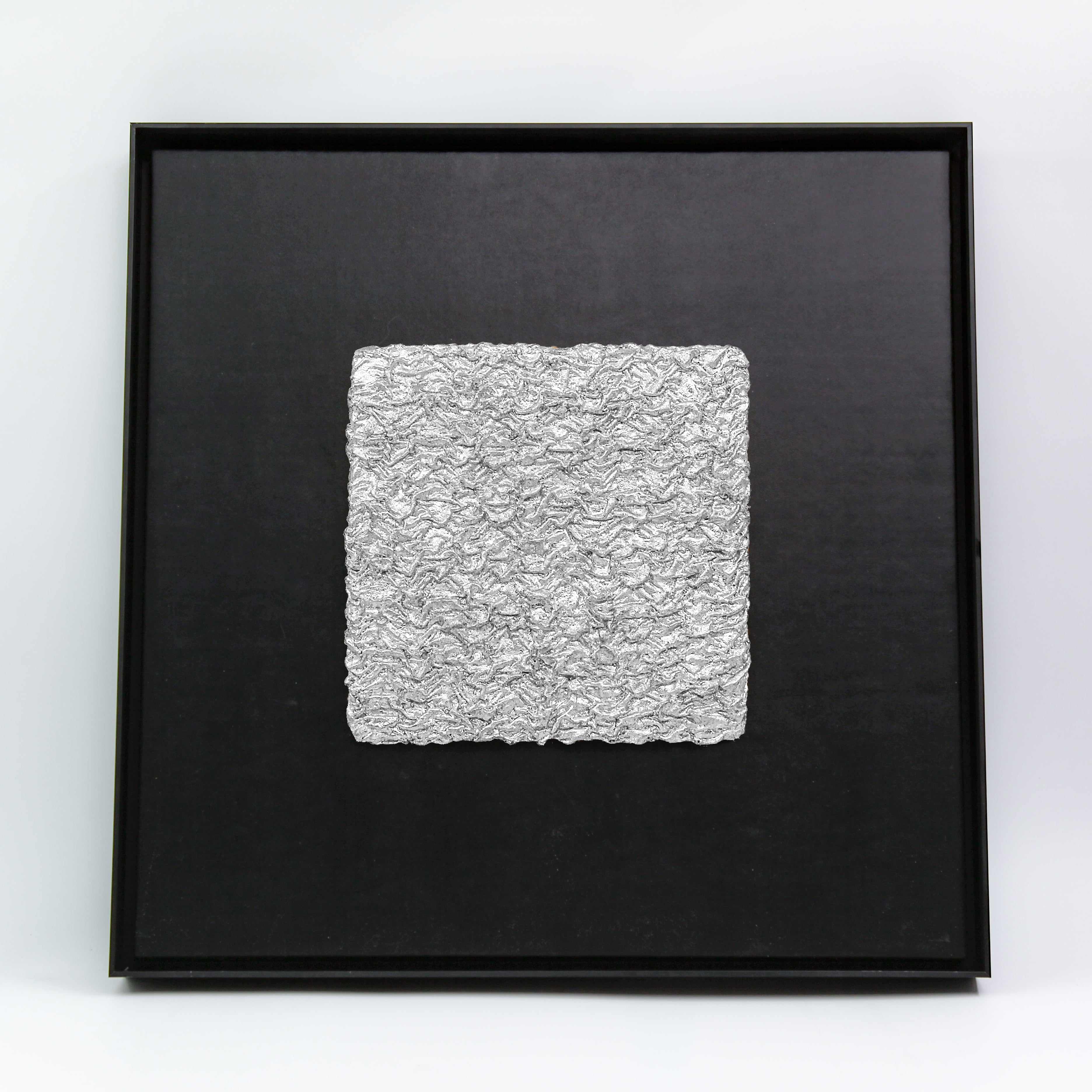 Flowing Abundance Terrain Handcrafted Silver Foil Art