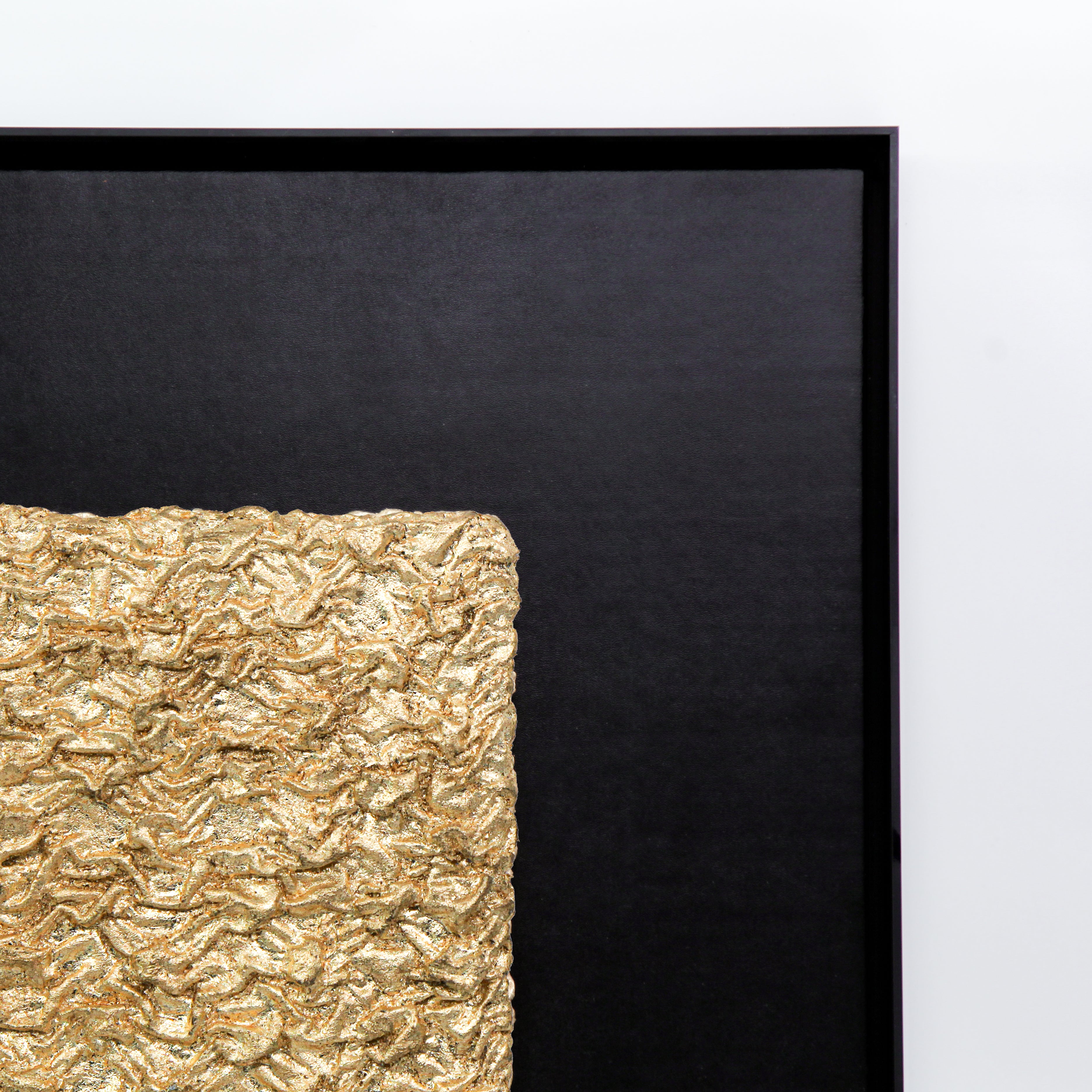 Flowing Abundance Terrain Handcrafted Gilded Foil Art