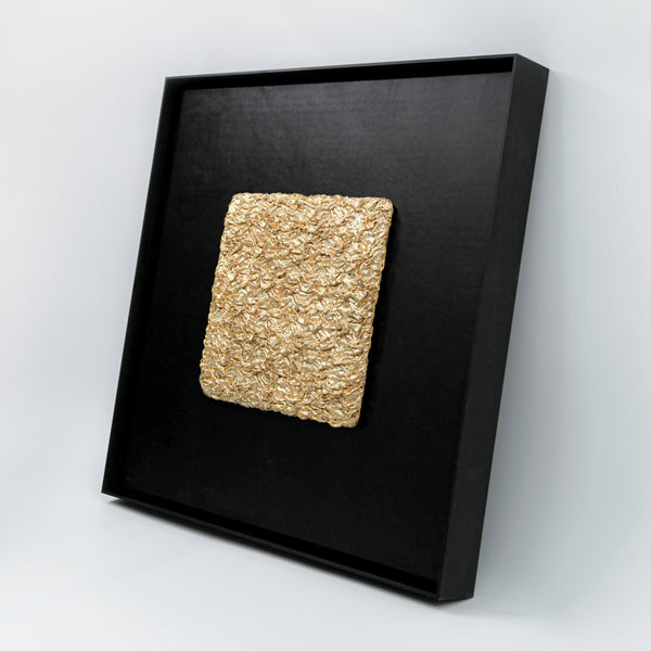 Flowing Abundance Terrain Handcrafted Gilded Foil Art