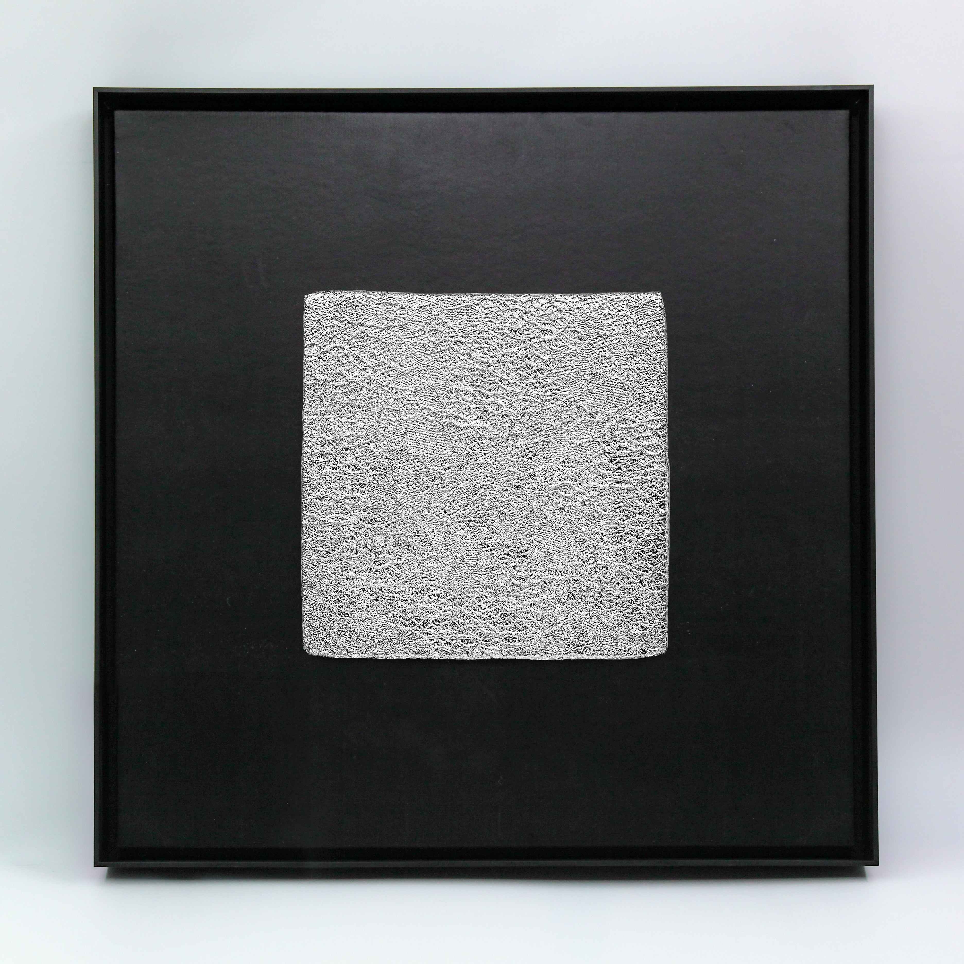 Forest Revival Handcrafted Silver Foil Art