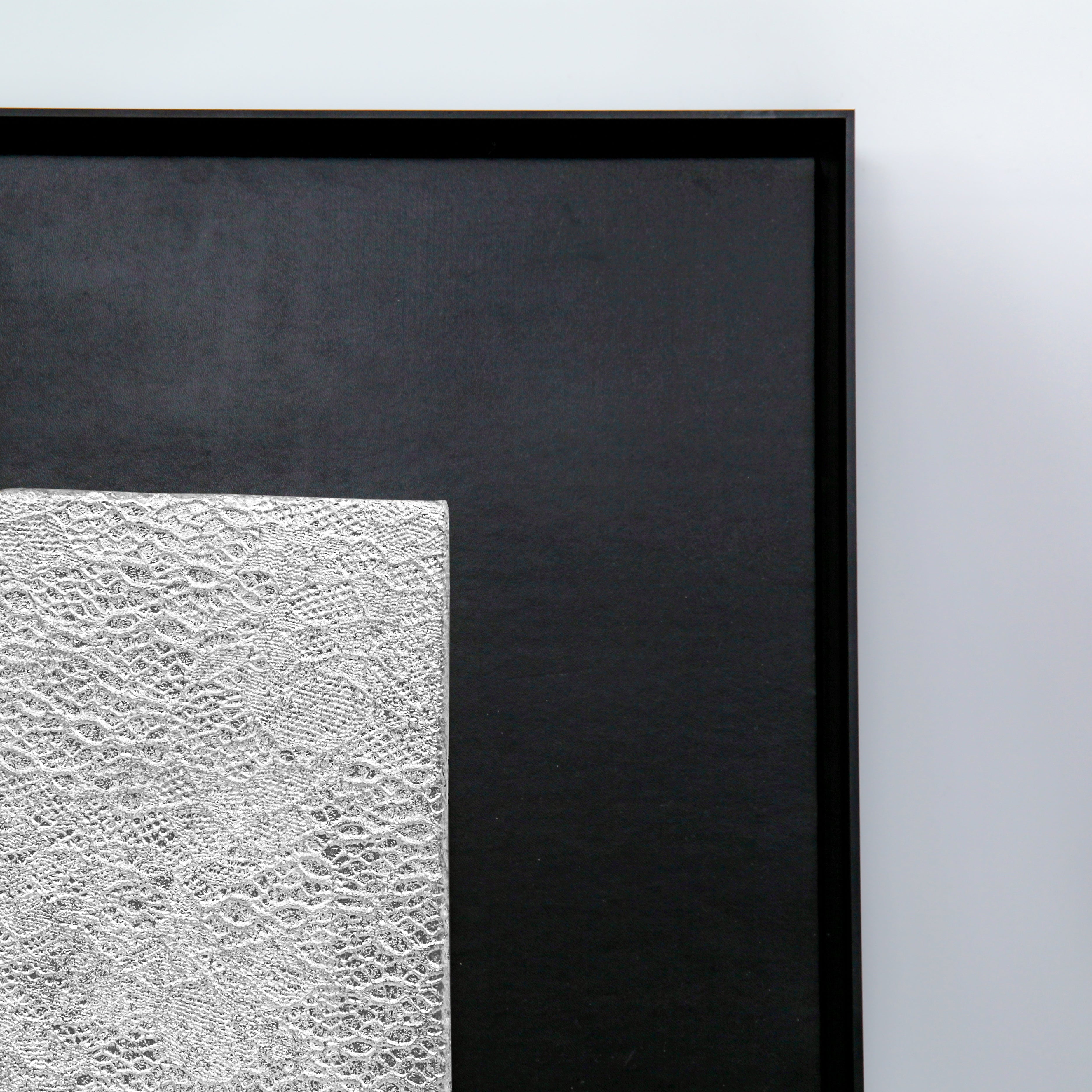 Forest Revival Handcrafted Silver Foil Art