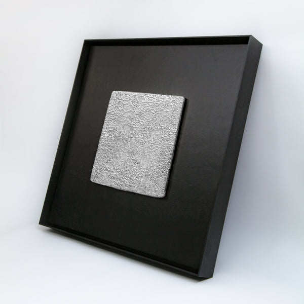 Forest Revival Handcrafted Silver Foil Art