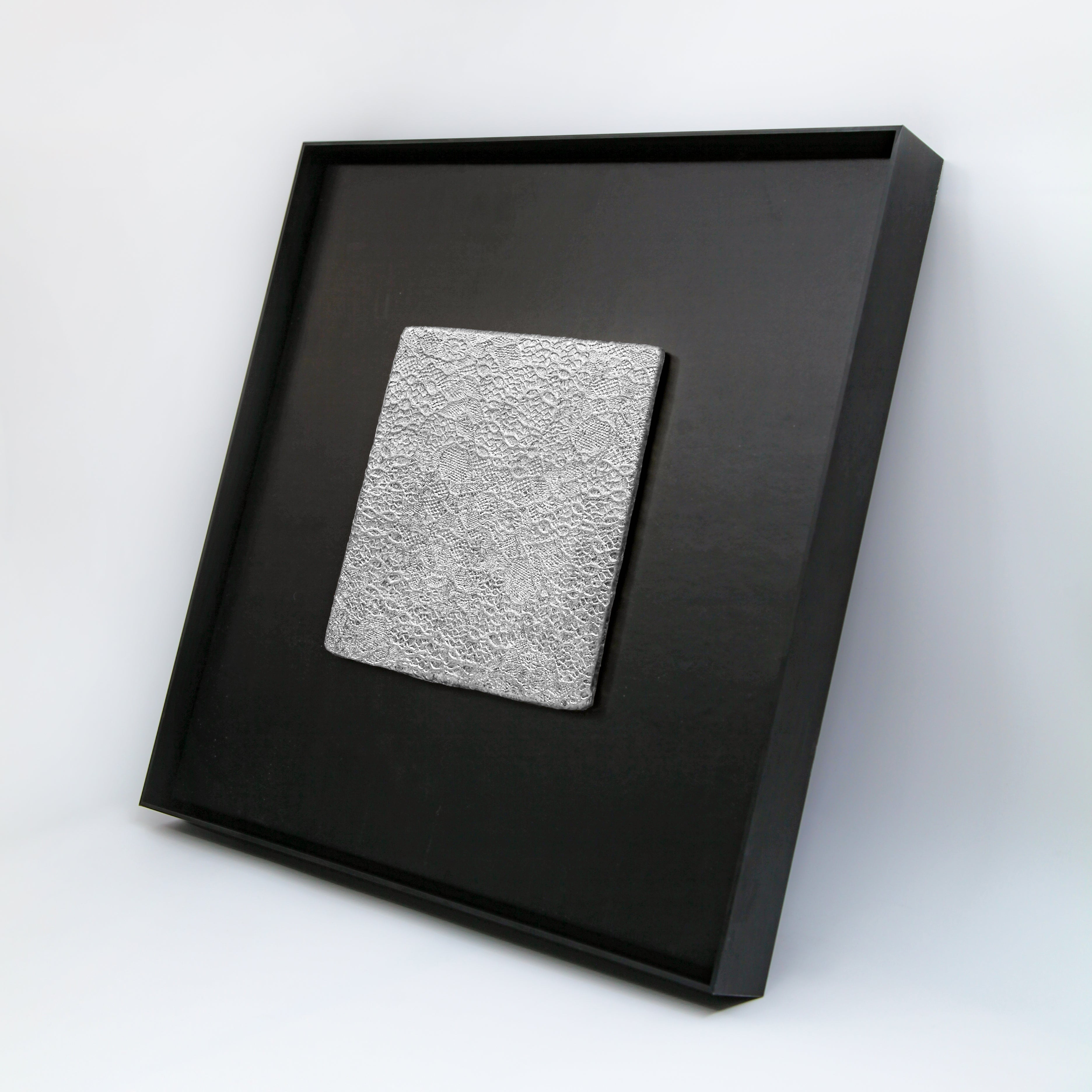 Forest Revival Handcrafted Silver Foil Art