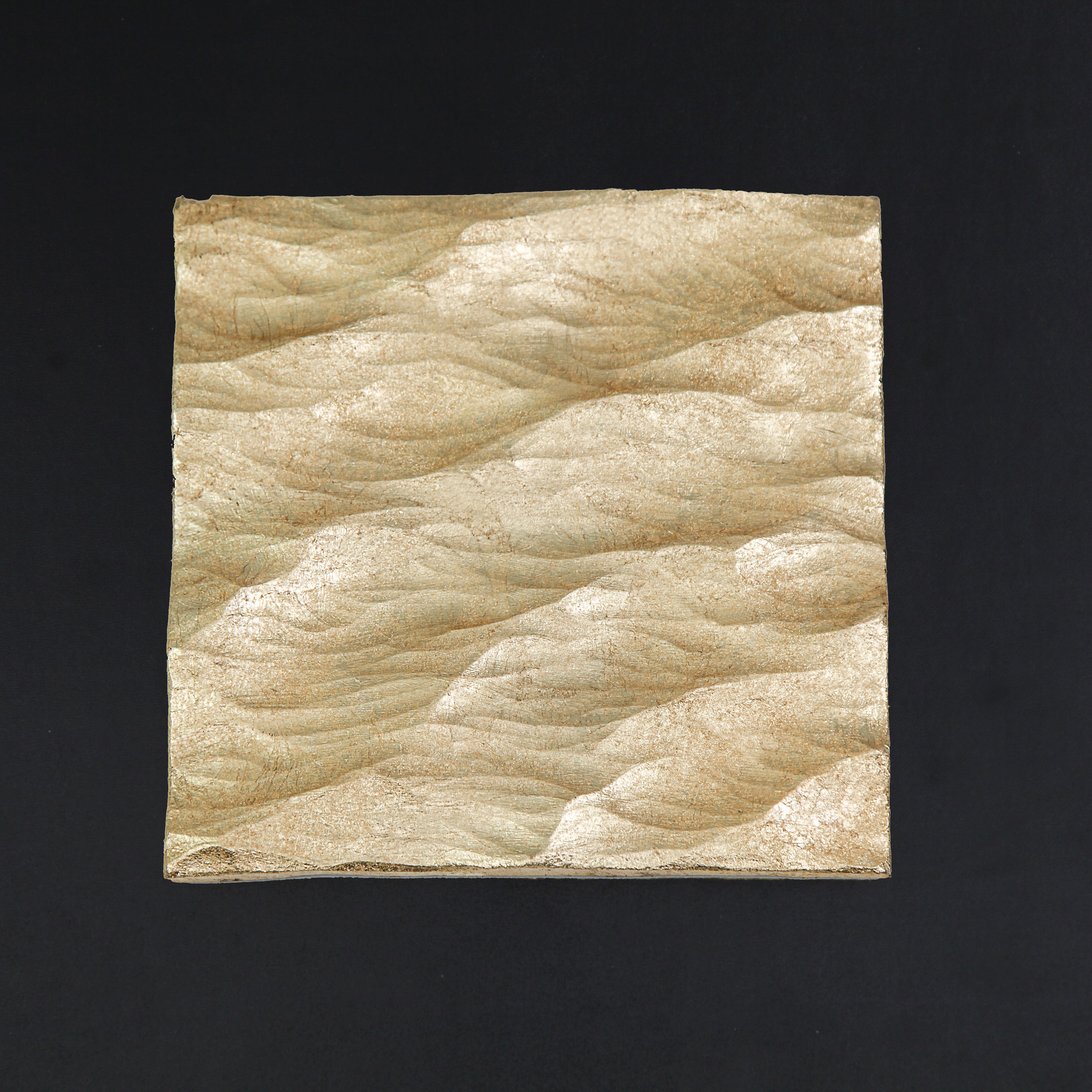 Wealth Circulation Handcrafted Gilded Foil Art