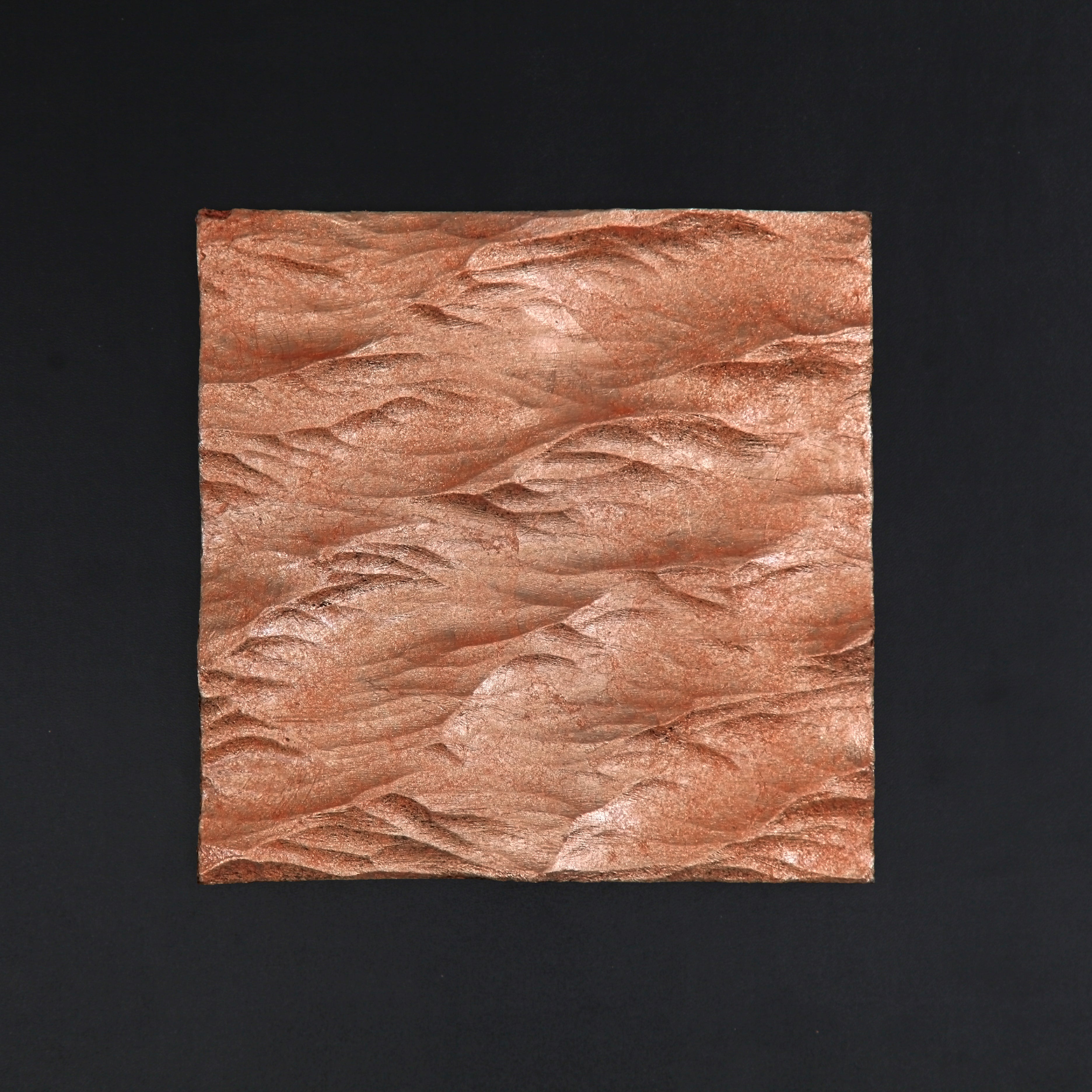 Wealth Circulation Handcrafted Copper Foil Art