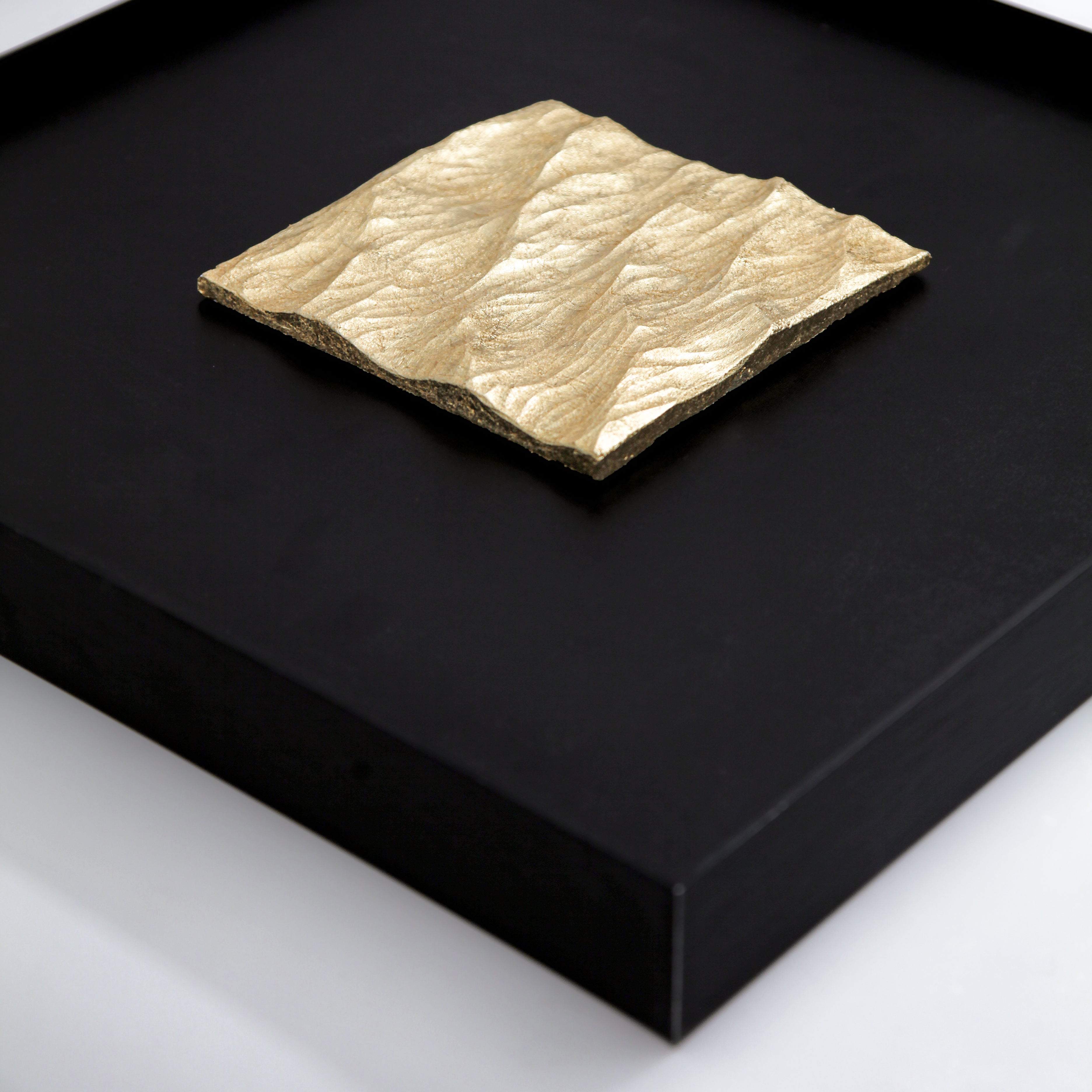 Wealth Circulation Handcrafted Gilded Foil Art