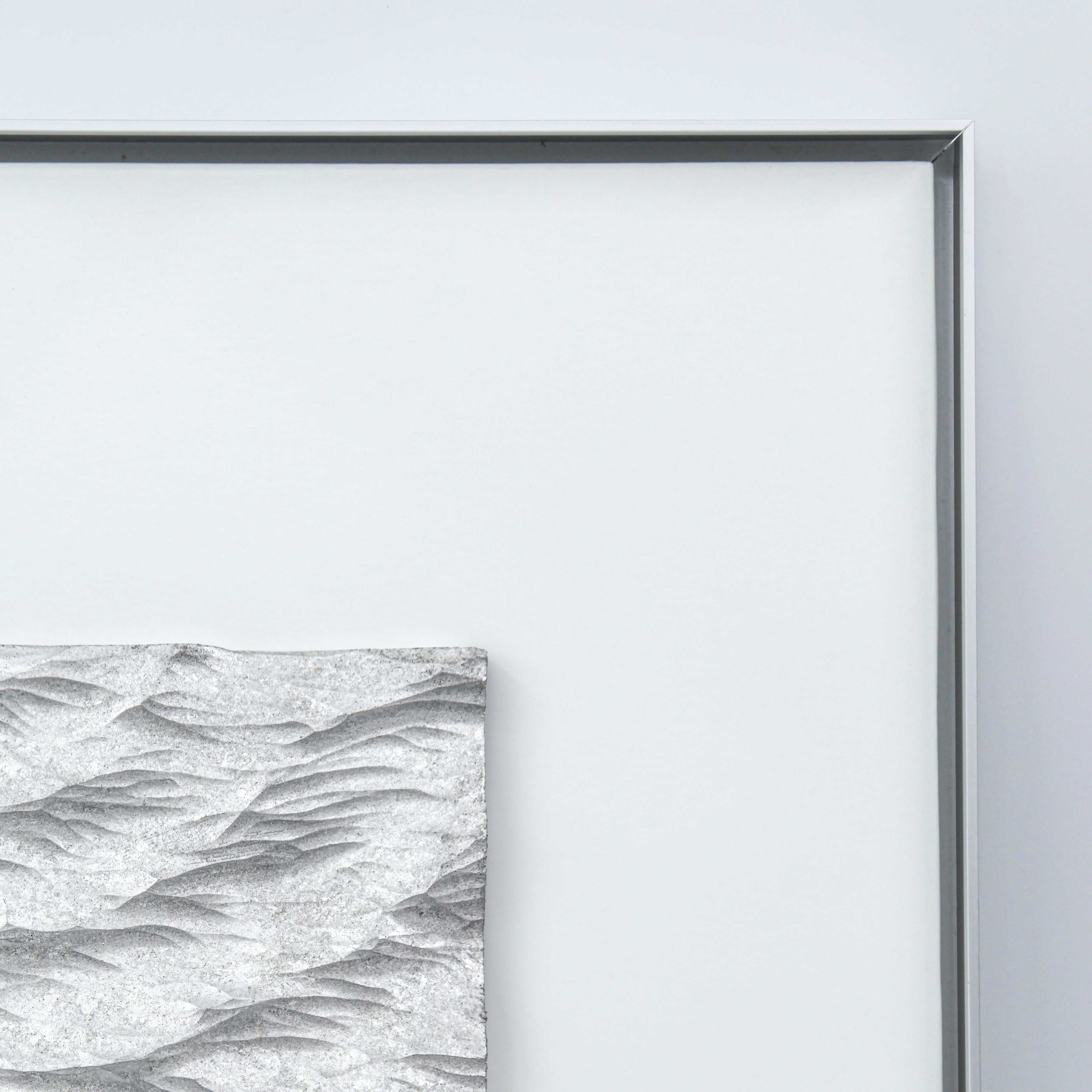 Wealth Circulation Handcrafted Silver Foil Art