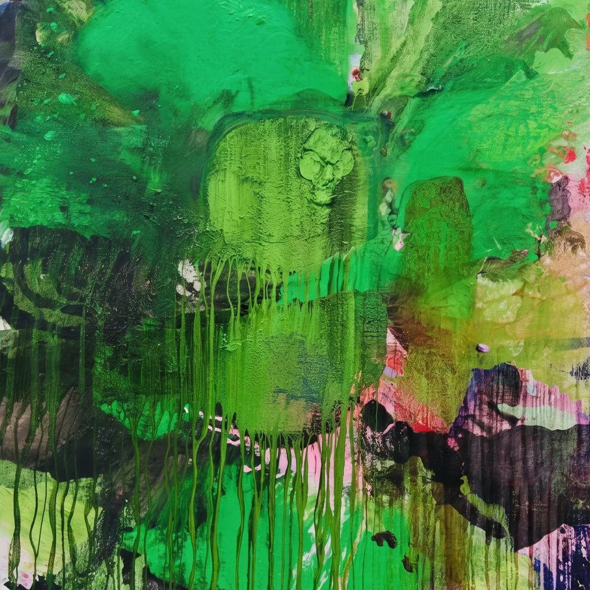Falling Verdure by Jie (Peng Jie) — artwork detail