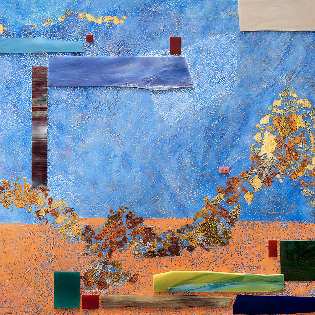 Mountain in First Light by Qi Baoqi — artwork detail