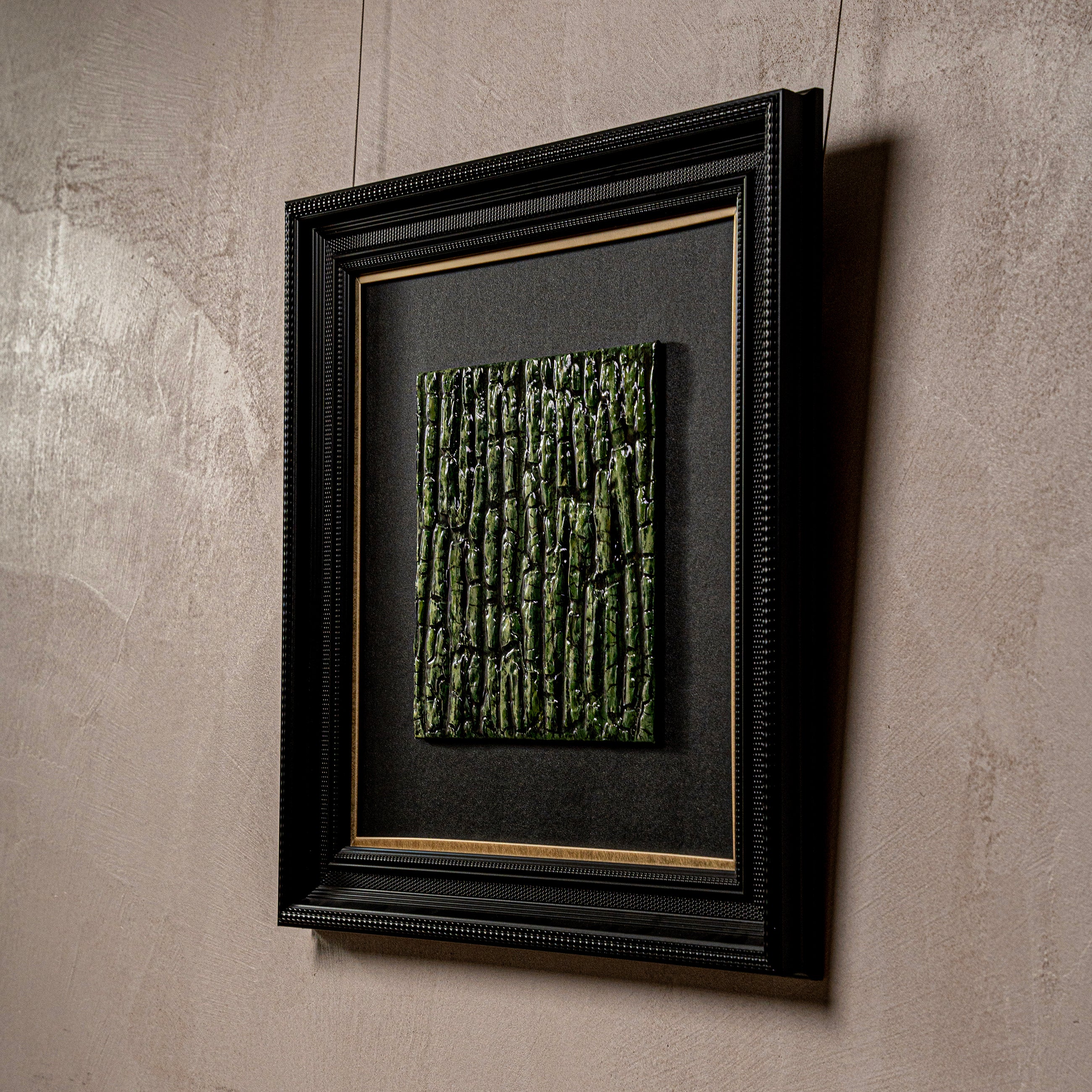 Emerging Life Texture Handcrafted Art