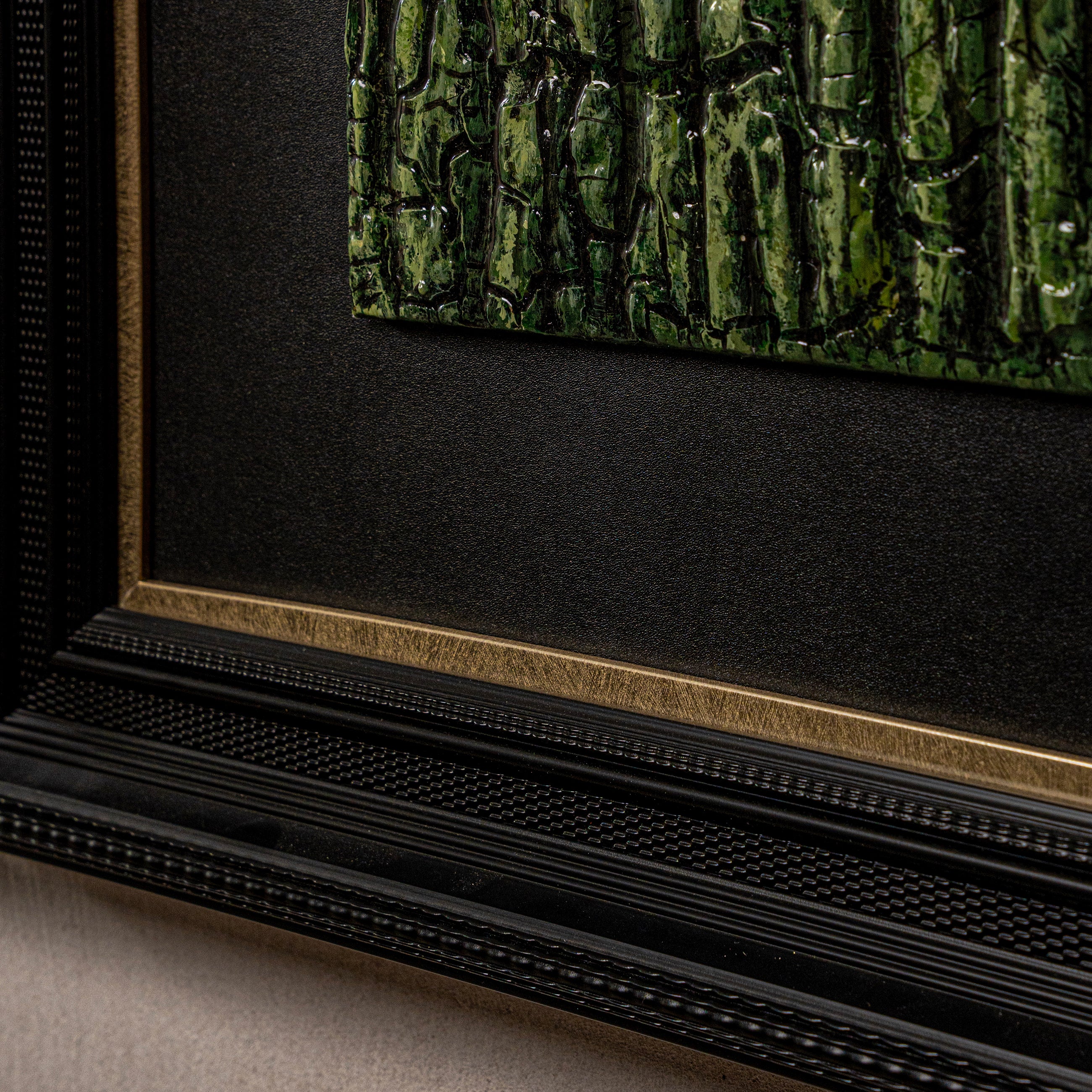 Emerging Life Texture Handcrafted Art