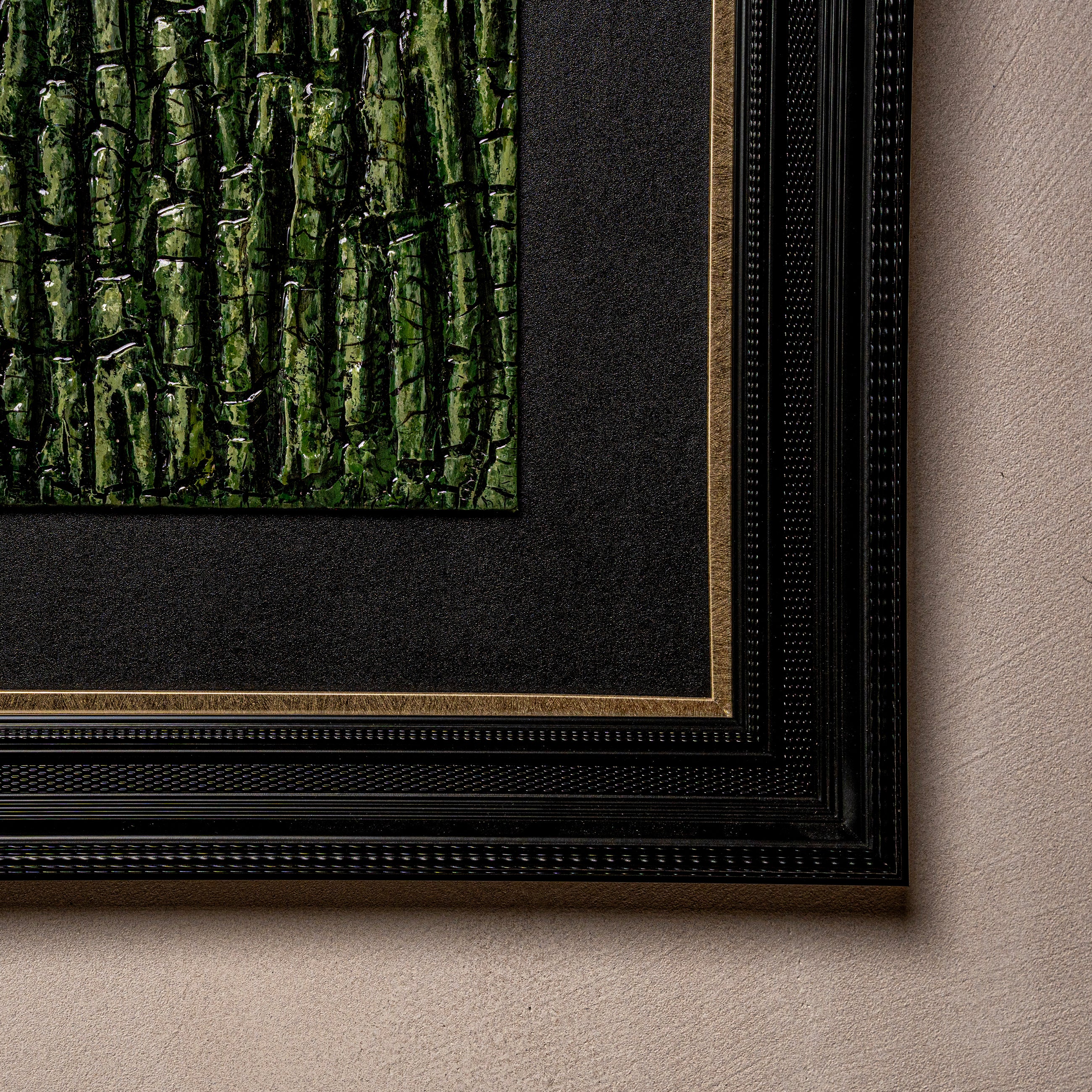 Emerging Life Texture Handcrafted Art