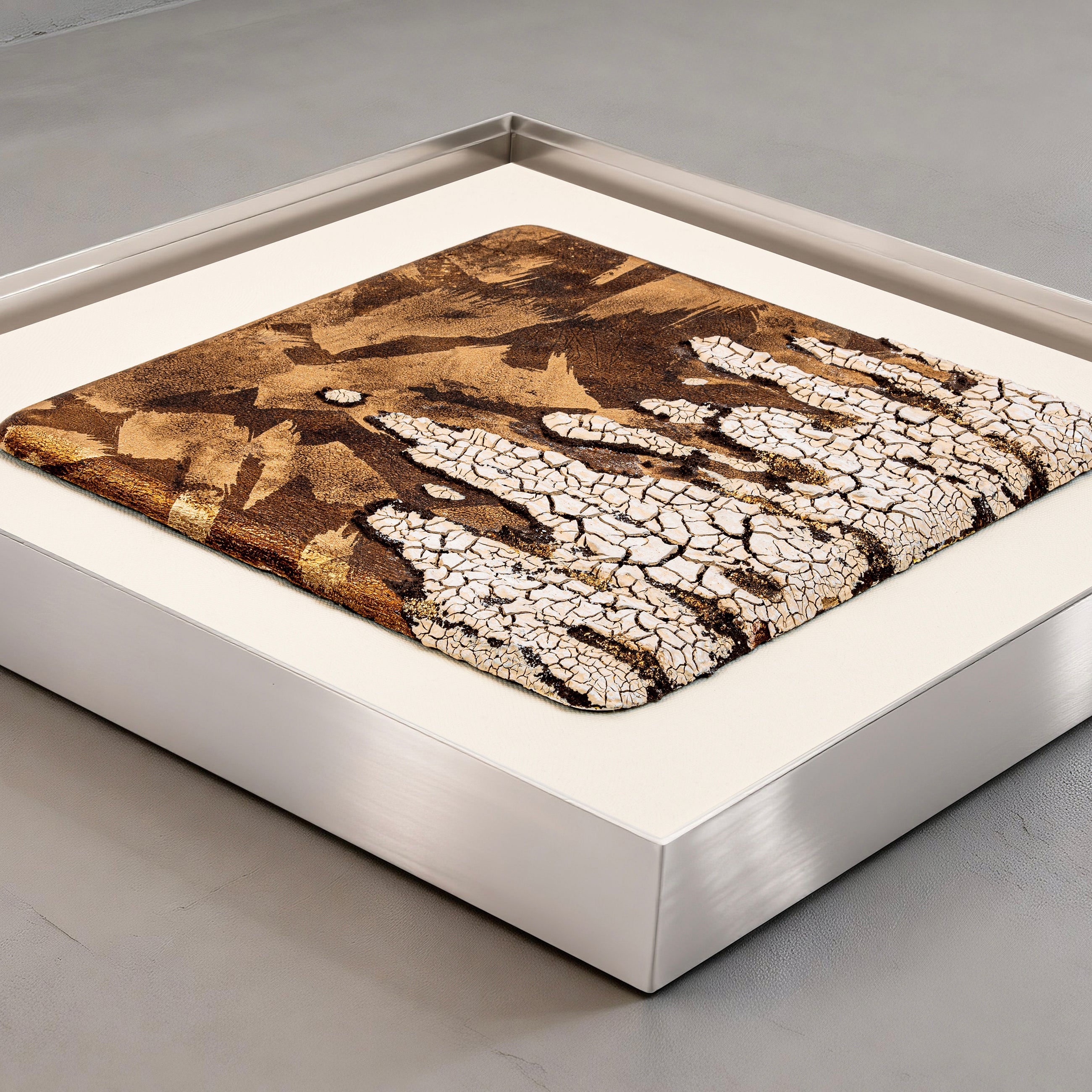 Efflorescence — Patinated Foil · Aura Frame