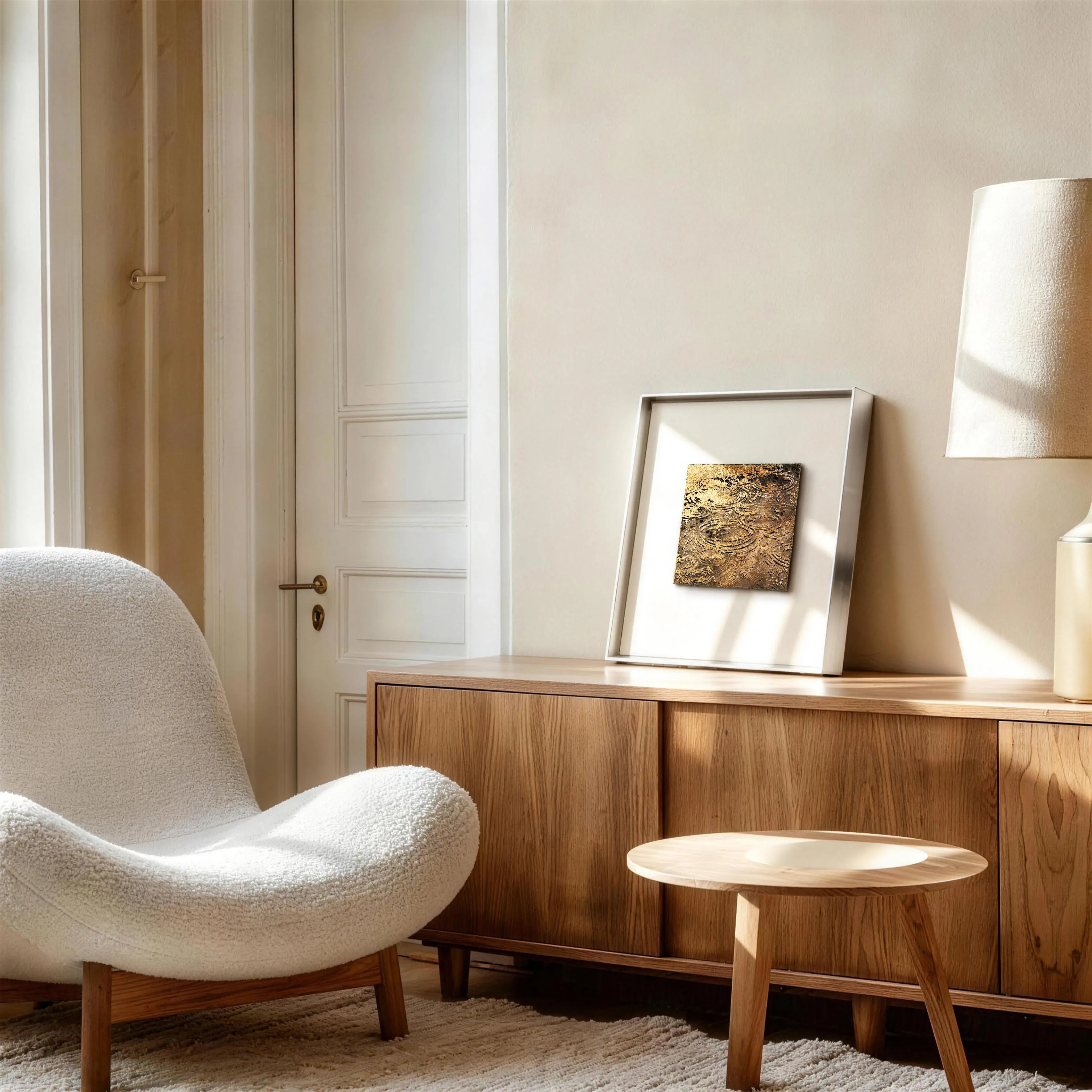 Harvest Tide — Patinated Foil · Aura Frame