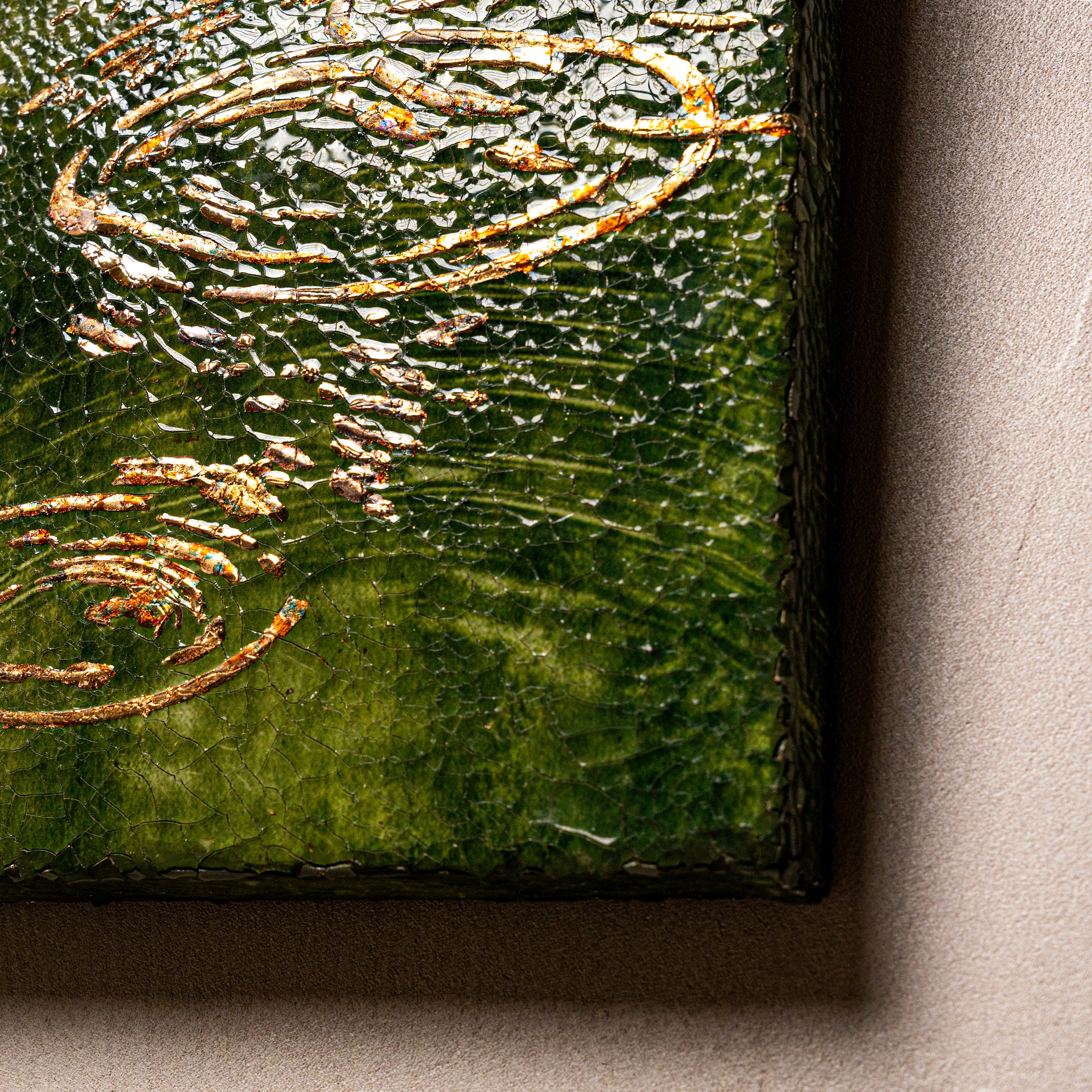 Early Spring and Ripples Fired Foil Handcrafted Art