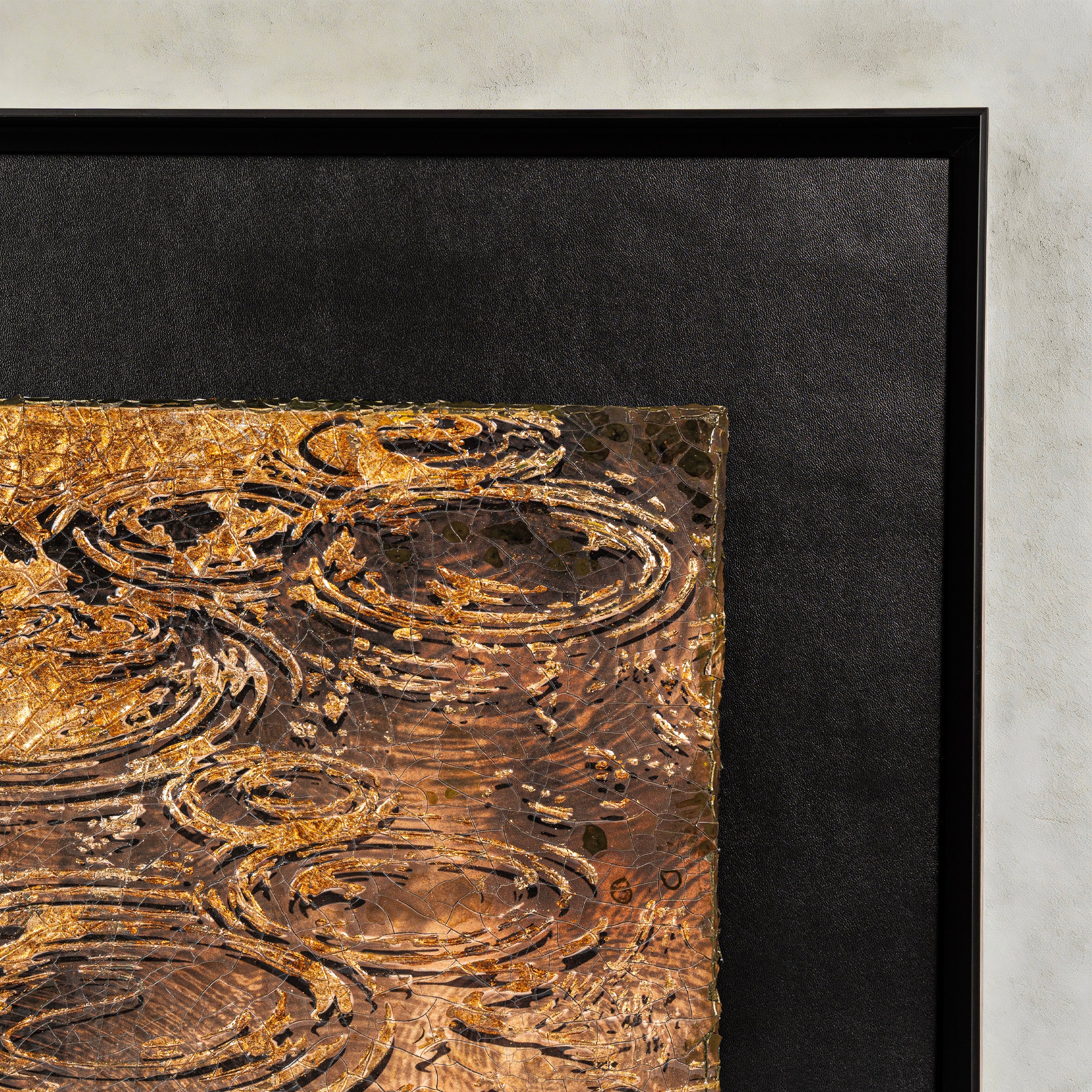 Harvest Tide — Patinated Foil · Aura Frame