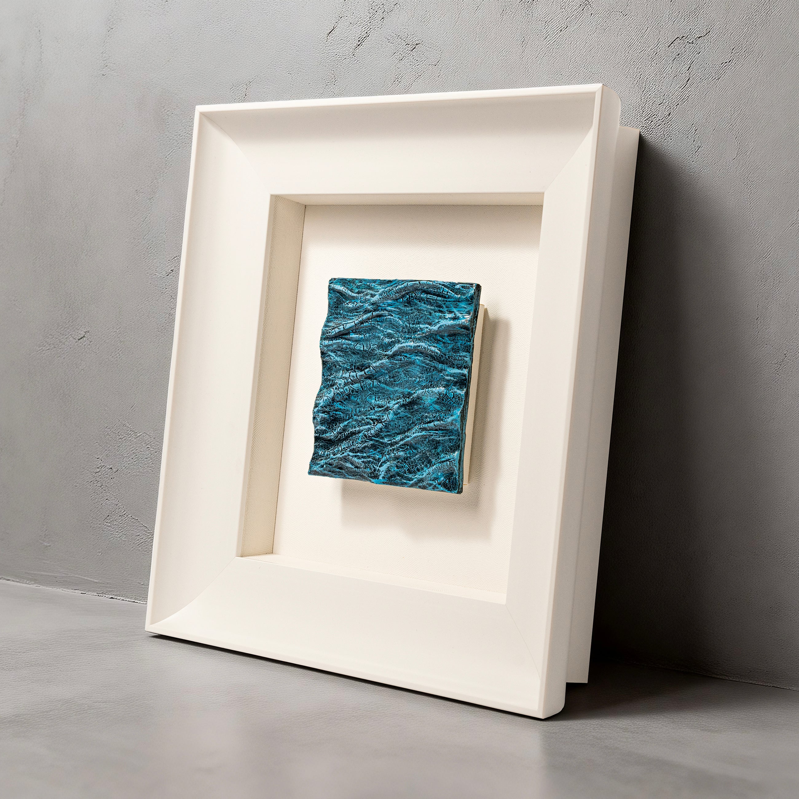 Polynesian Ocean Texture  Handcrafted Solid Art