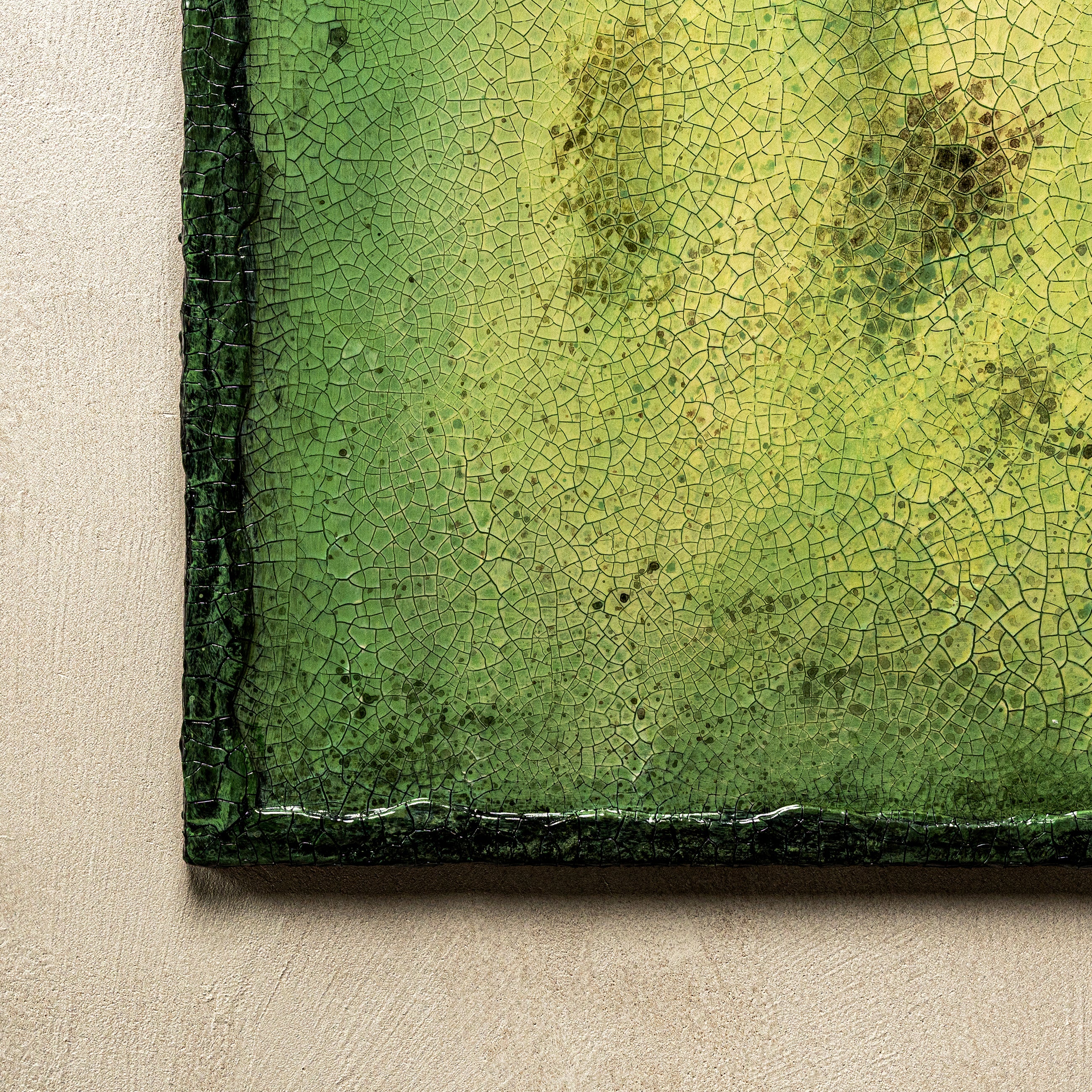 Verdant Emergence Texture Handcrafted Art