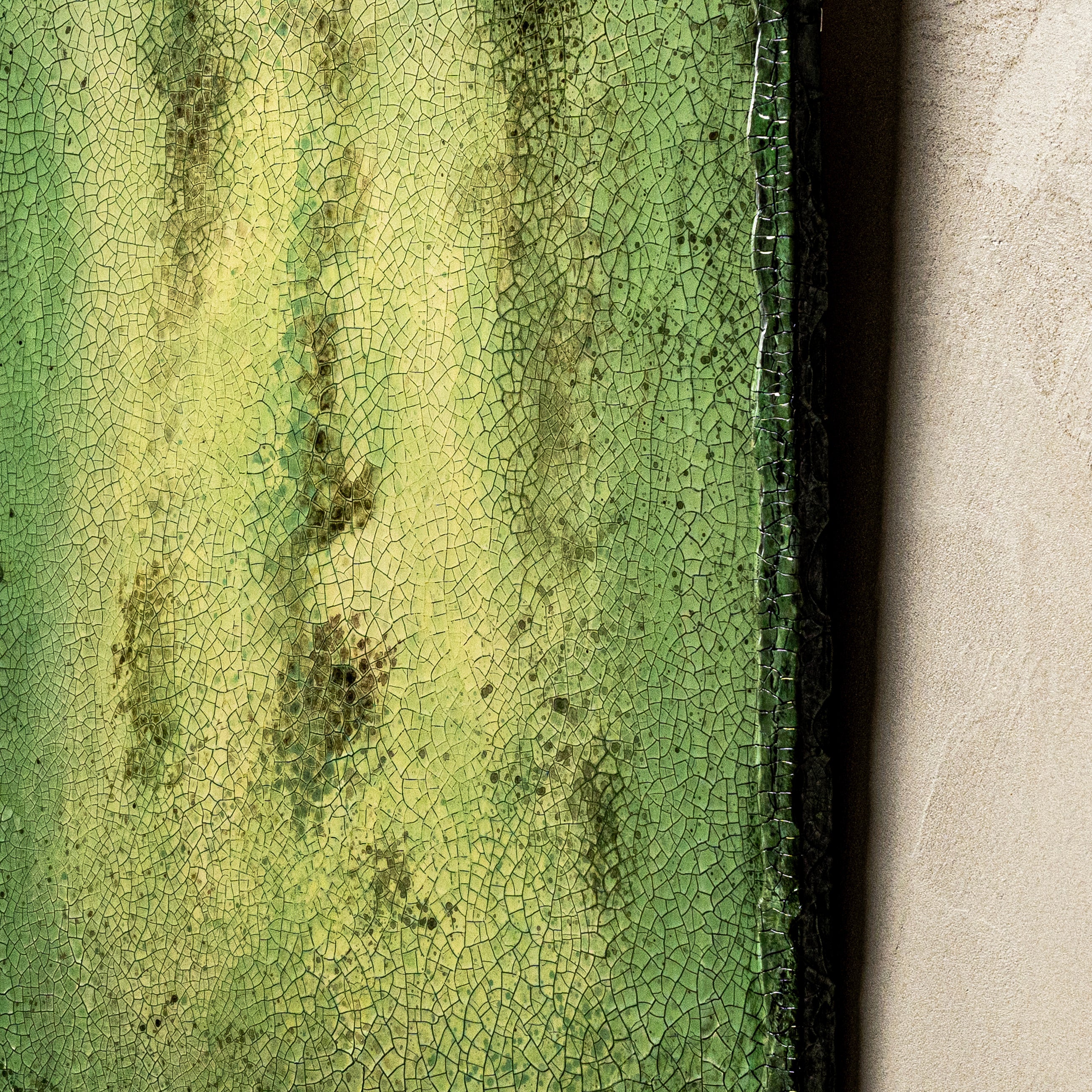 Verdant Emergence Texture Handcrafted Art