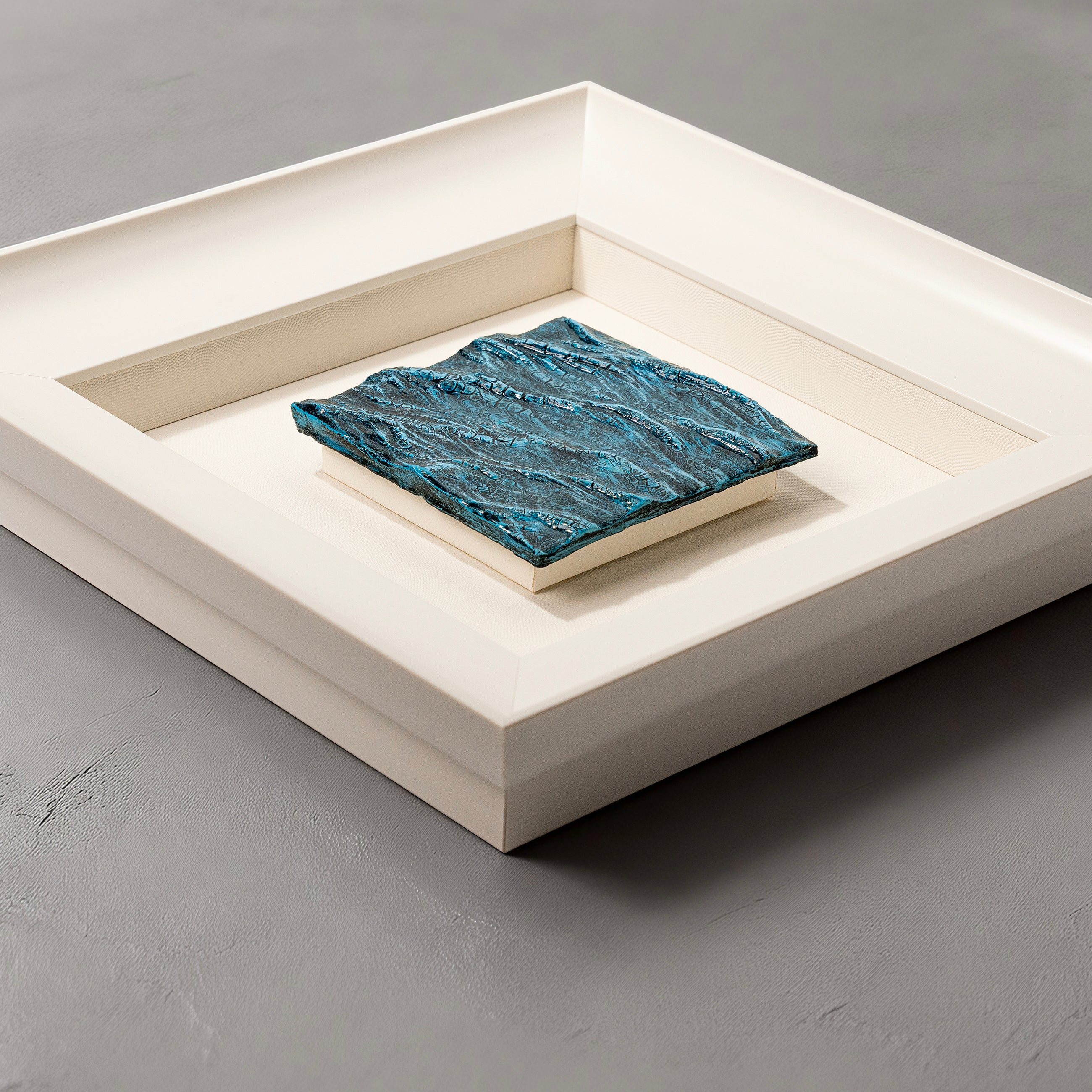 Polynesian Ocean Texture  Handcrafted Solid Art