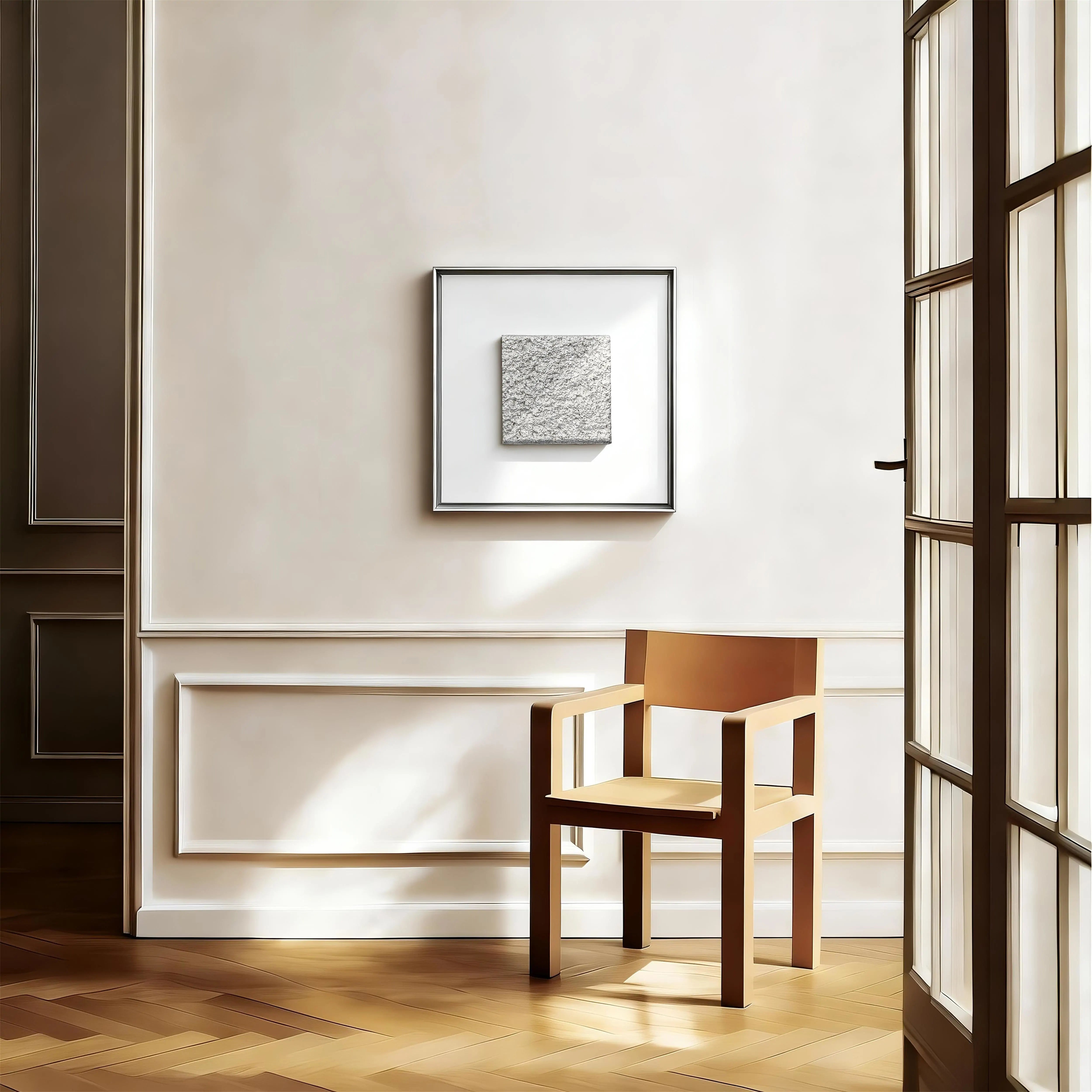 Solstice — Silver Foil · Aura Frame