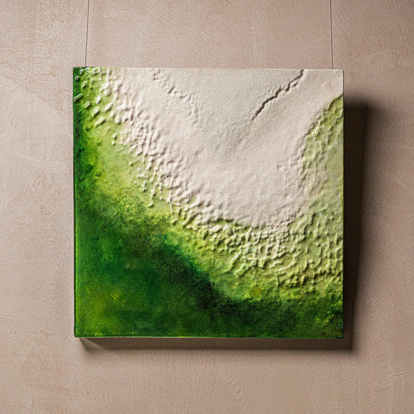 The Frozen Spring of Life Texture Handcrafted Art