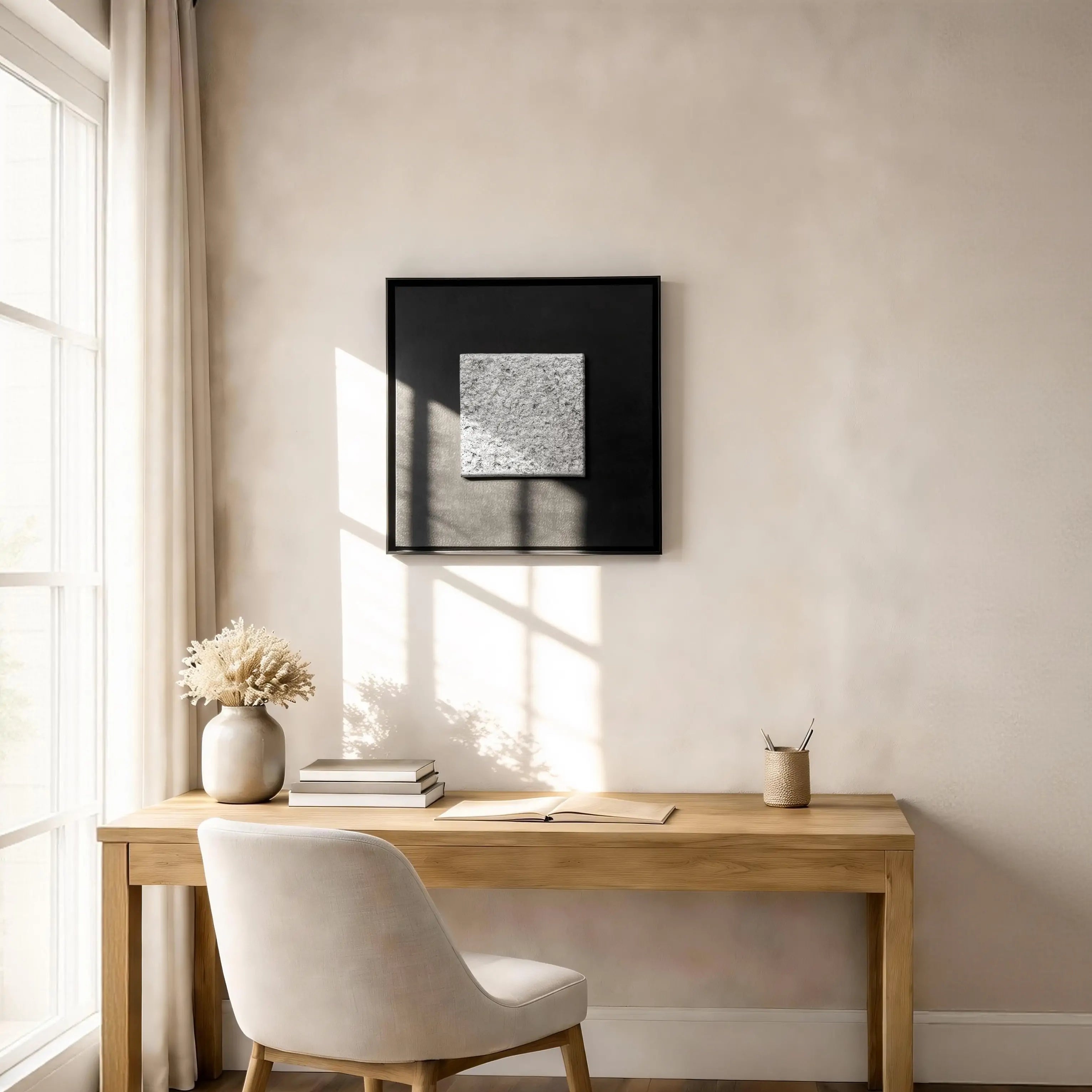 Alpenglow Hand-crafted Silver Foil Art