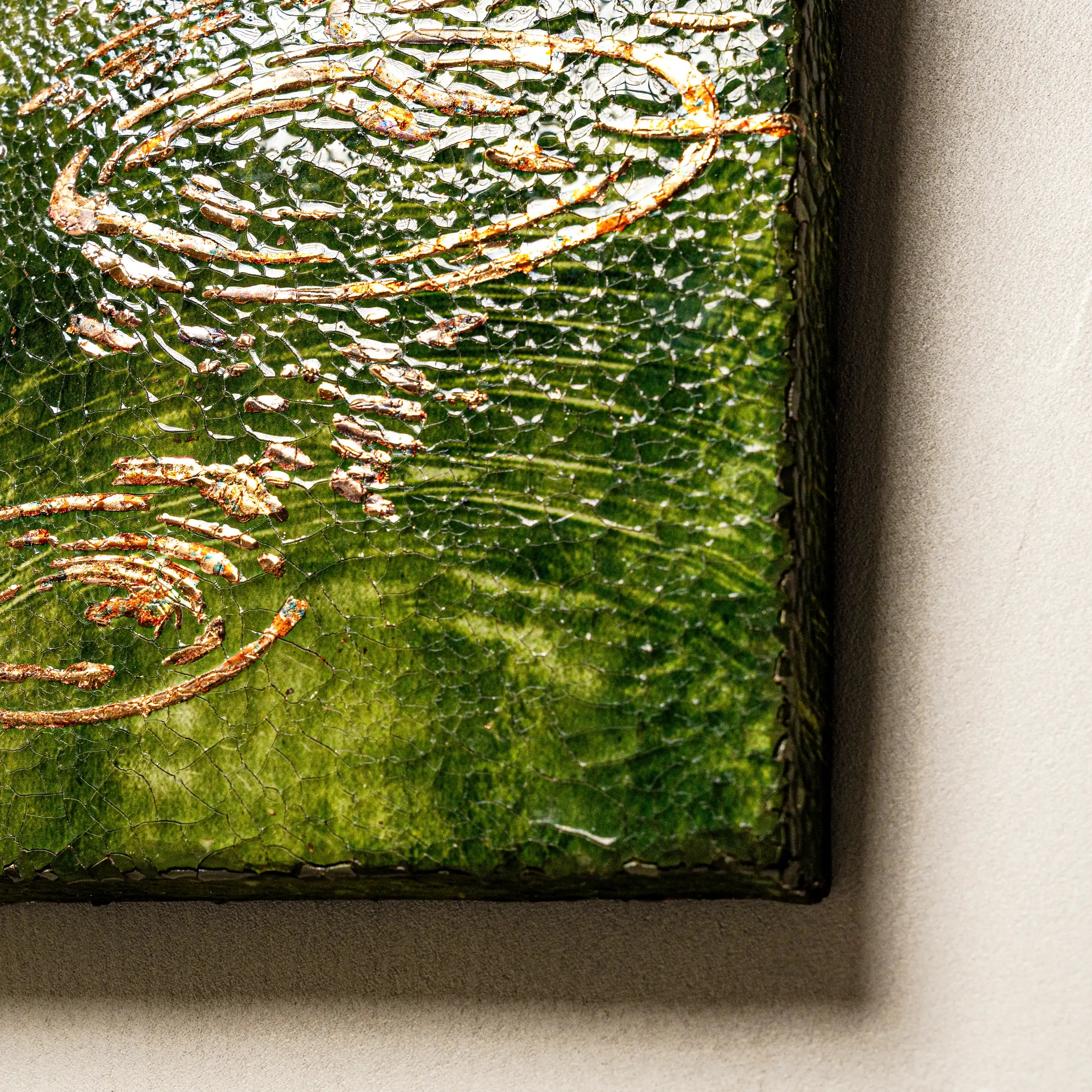 Early Spring and Ripples Fired Foil detail6