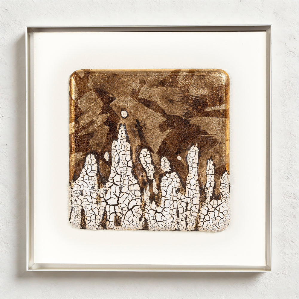 Efflorescence — Patinated Foil · Aura Frame