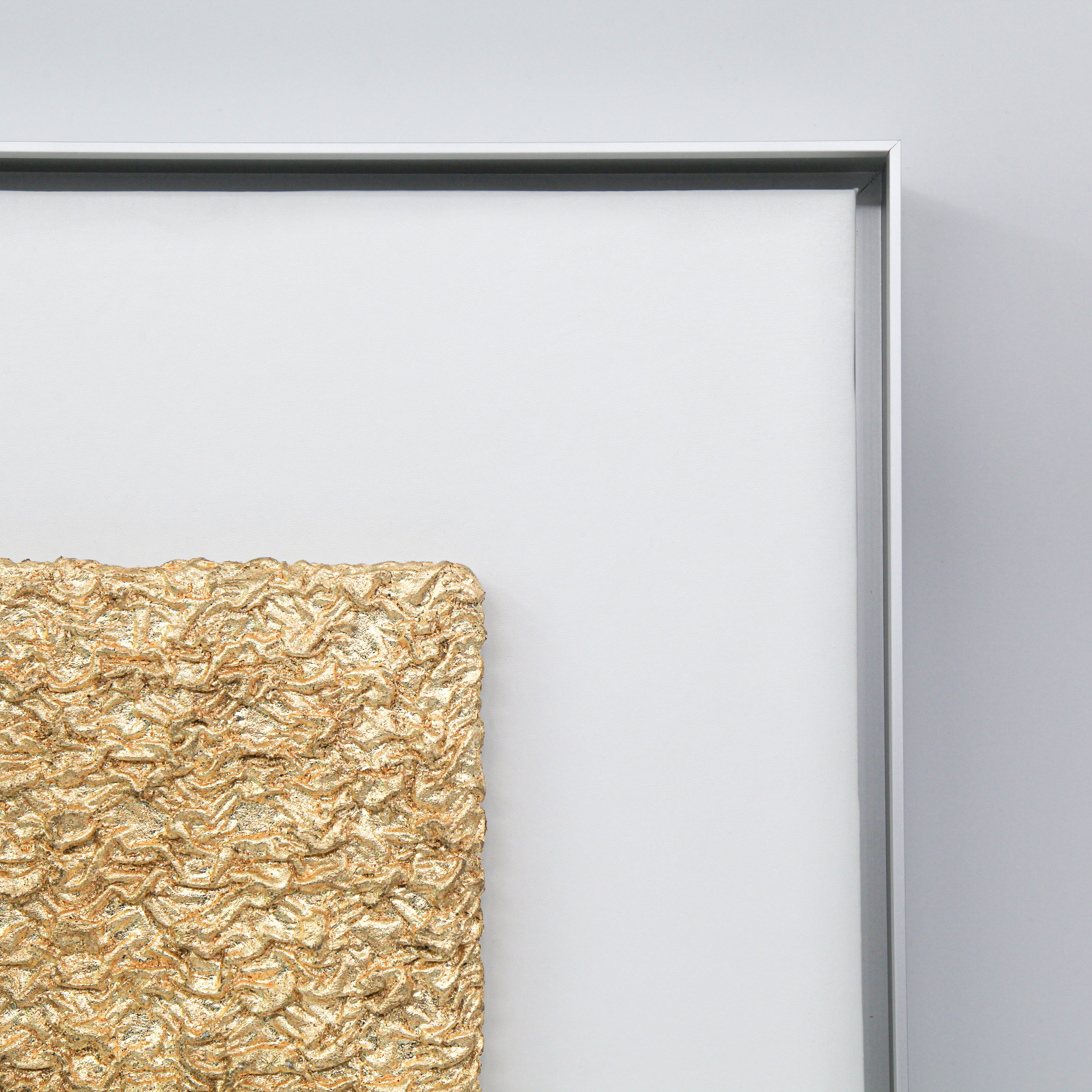 Flowing Abundance Terrain Handcrafted Gilded Foil Art