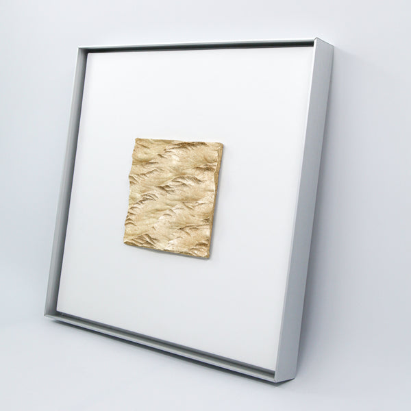 Wealth Circulation Handcrafted Gilded Foil Art