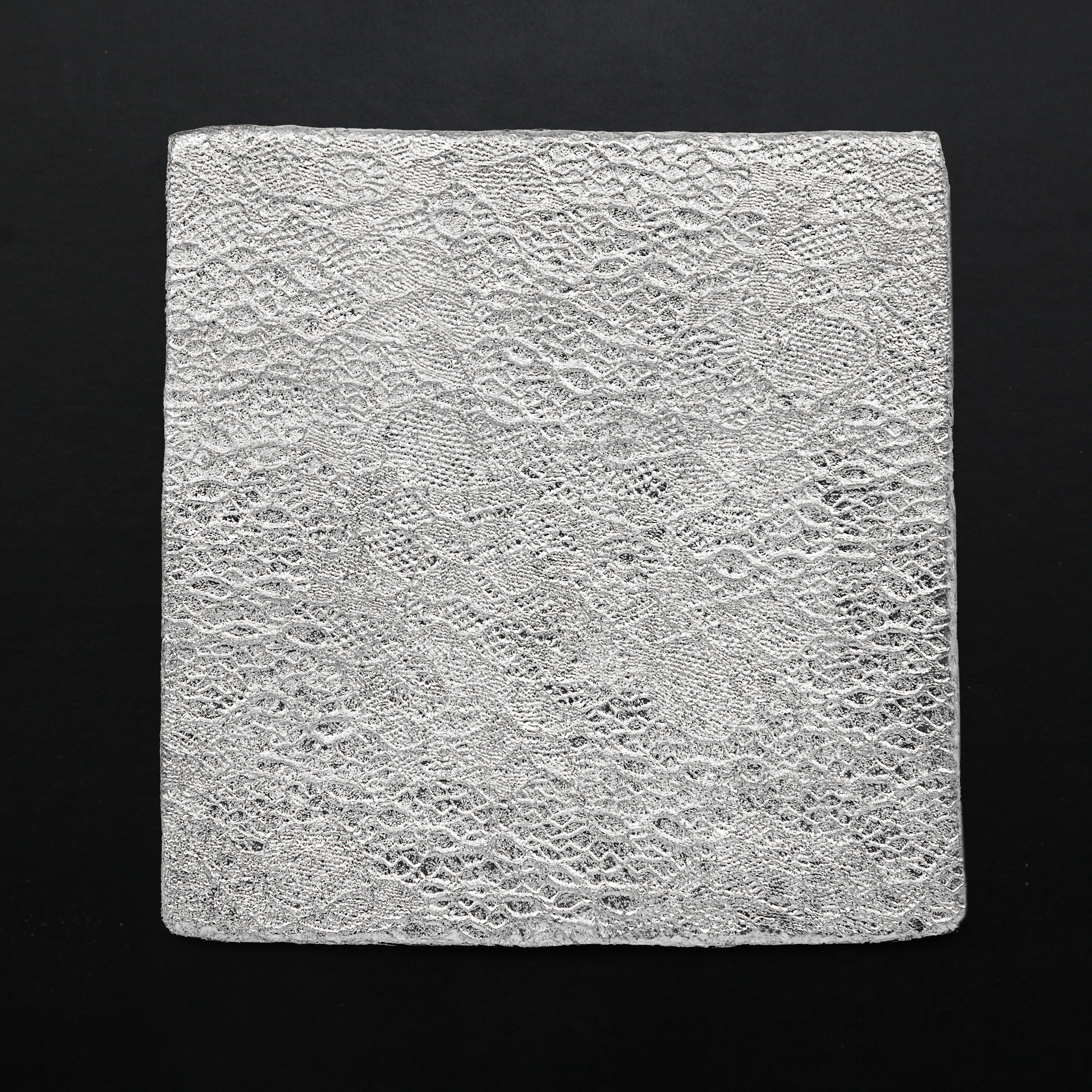 Forest Revival Handcrafted Silver Foil Art