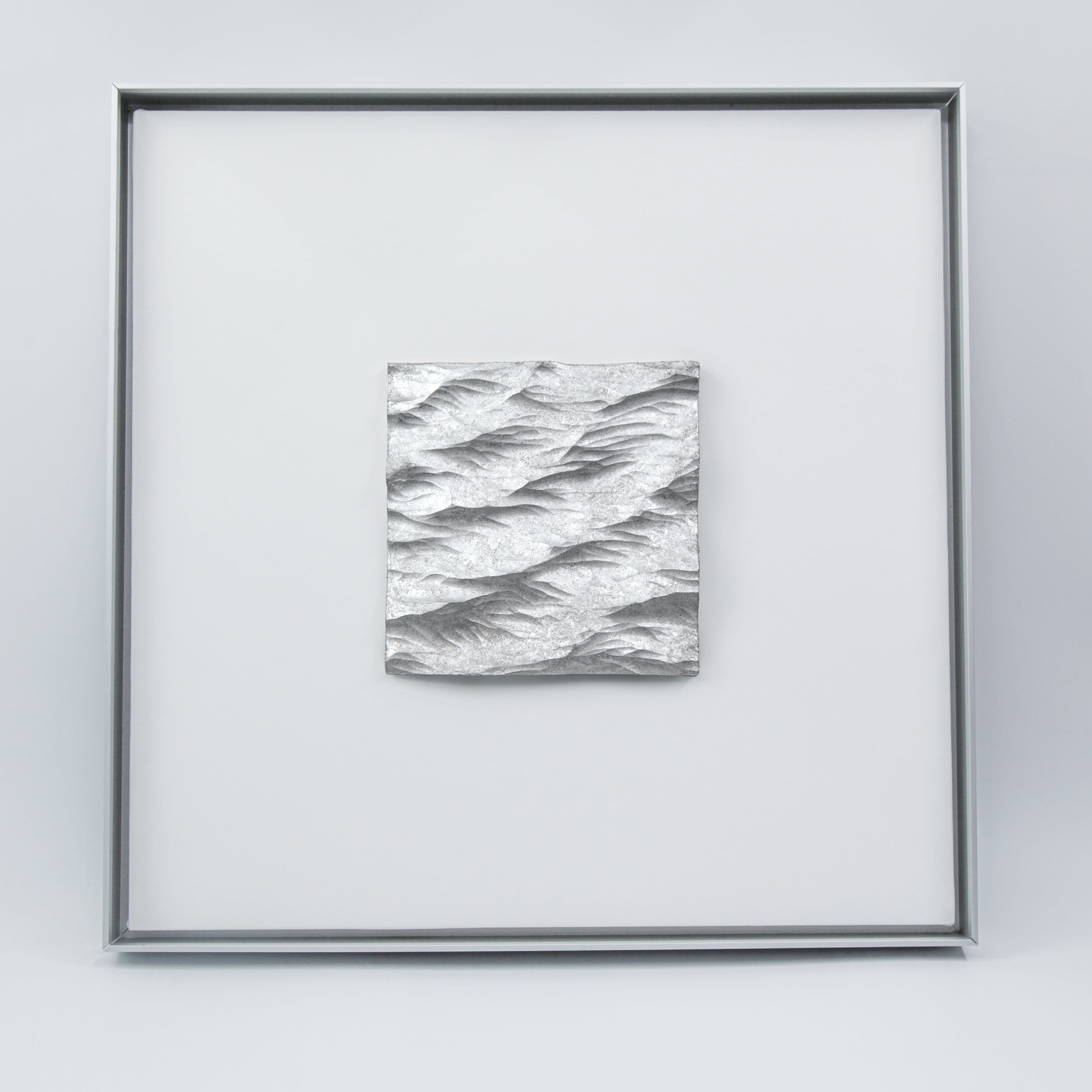 Wealth Circulation Handcrafted Silver Foil Art