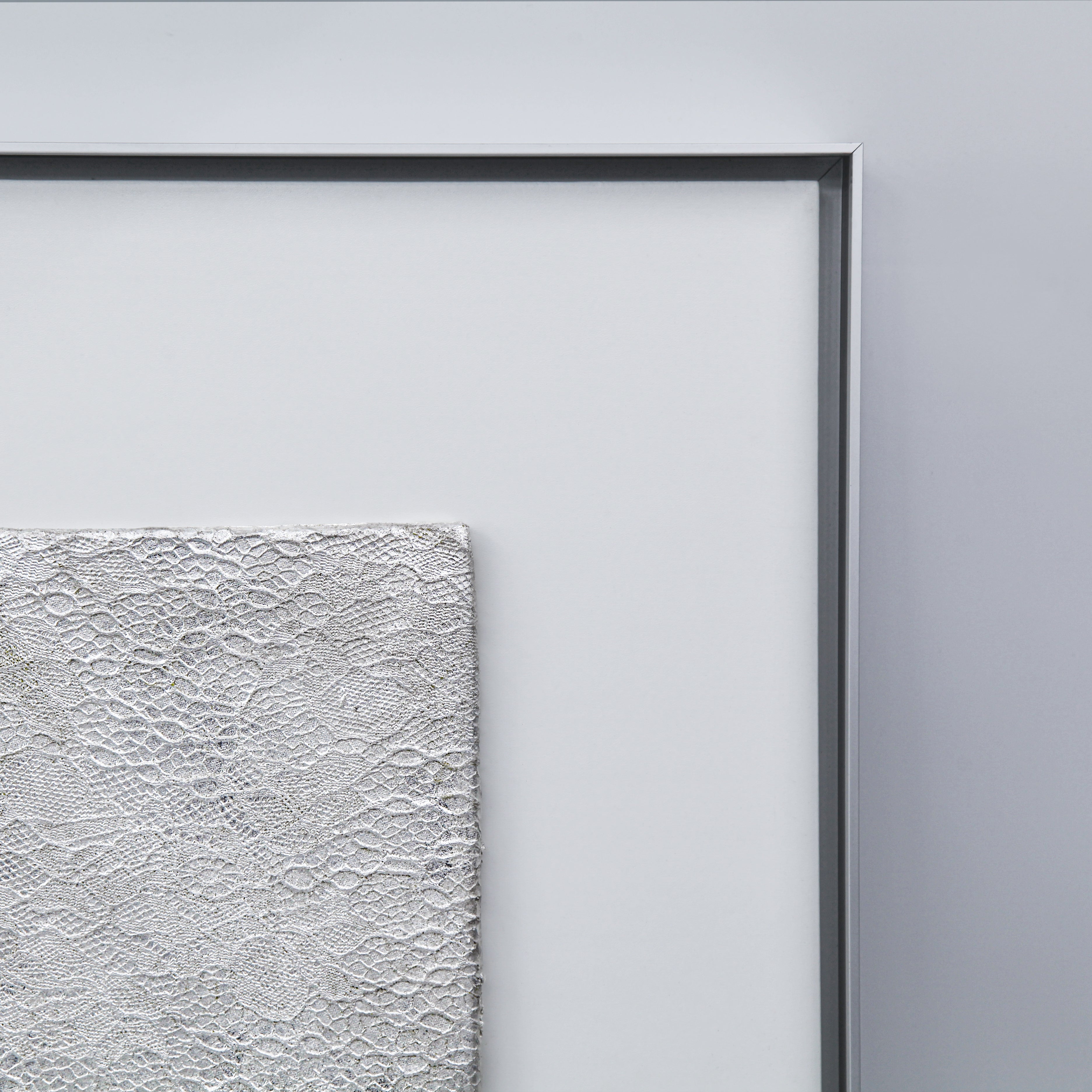 Forest Revival Handcrafted Silver Foil Art