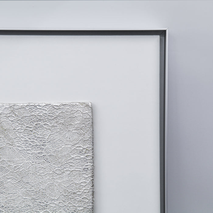 Forest Revival Handcrafted Silver Foil Art