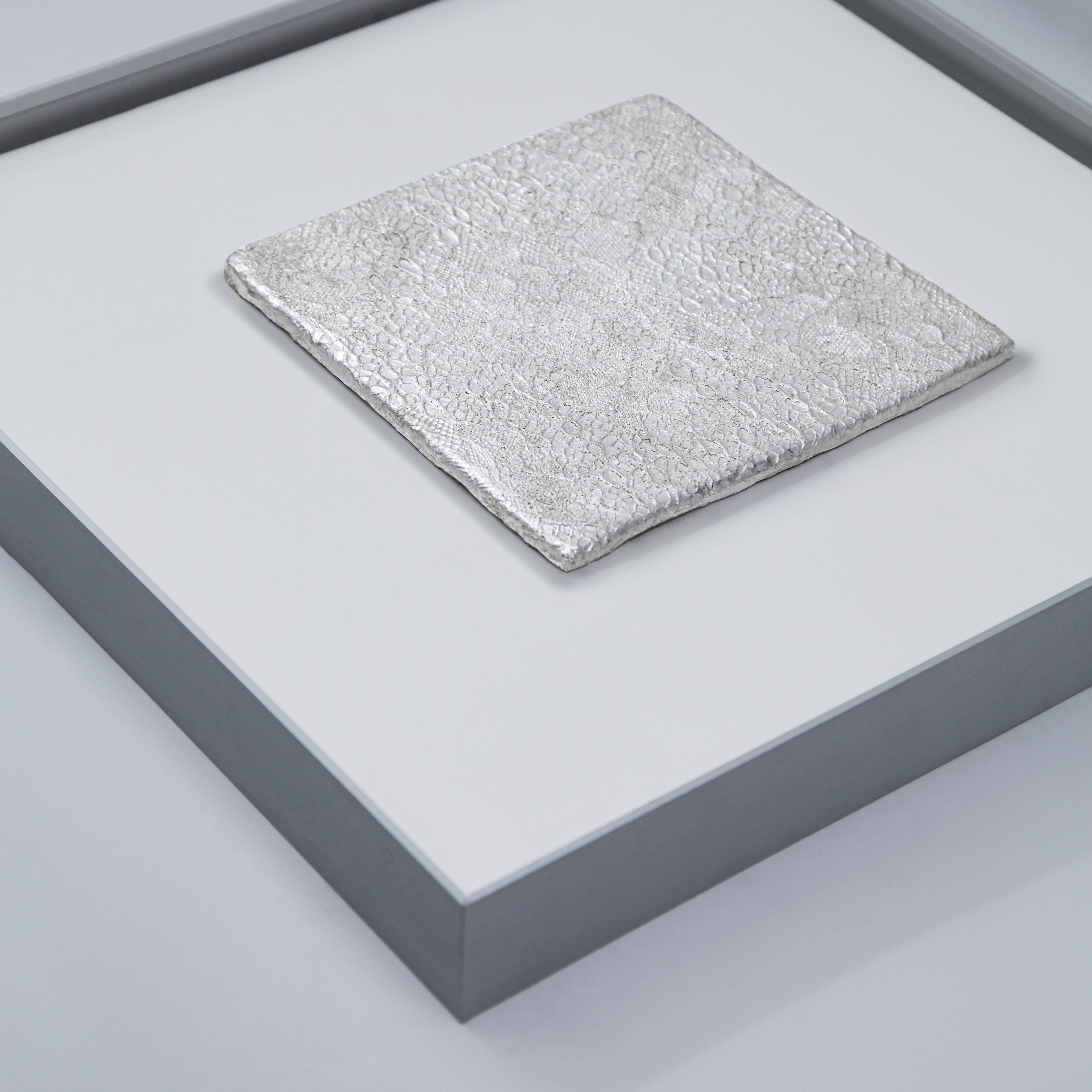 Forest Revival Handcrafted Silver Foil Art