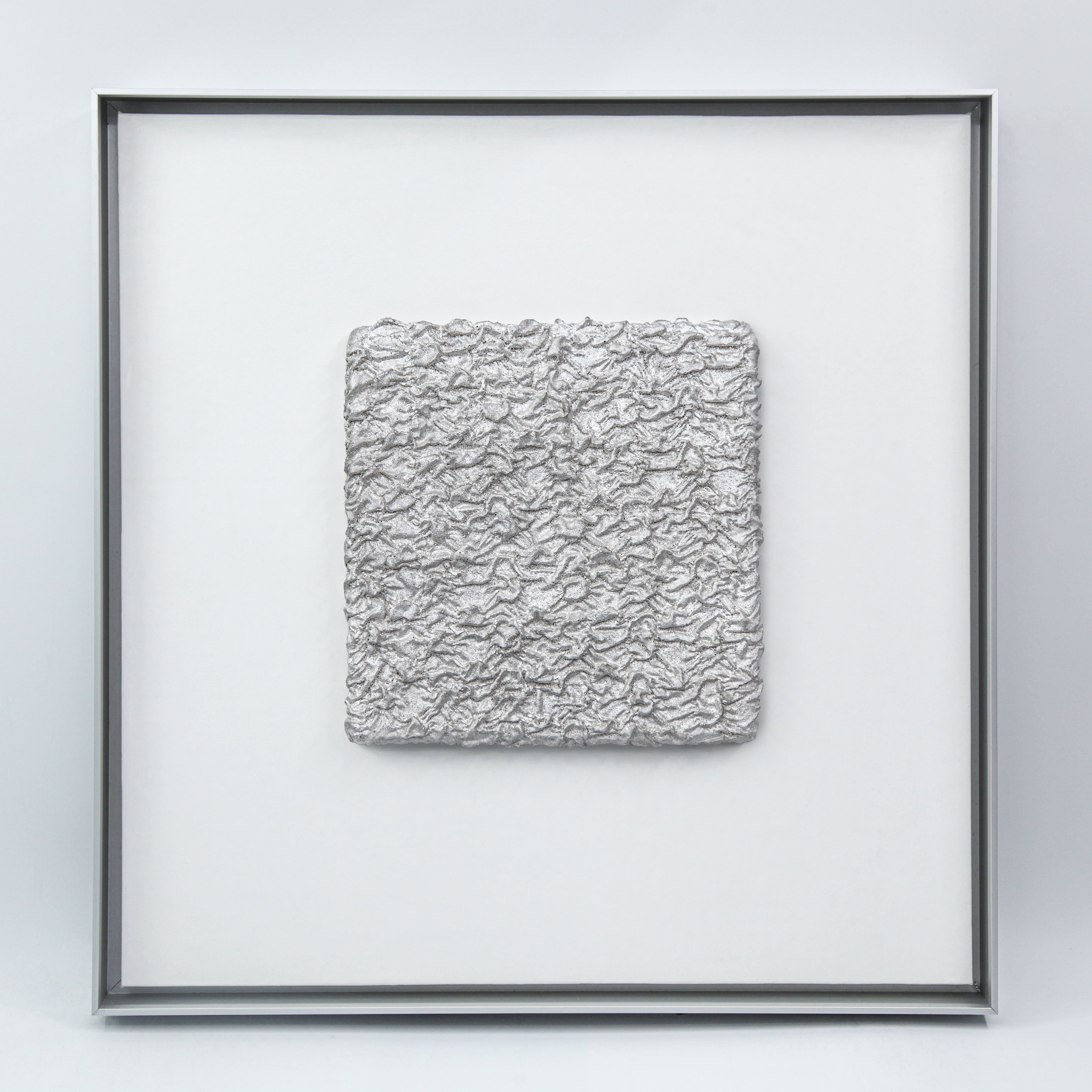 Flowing Abundance Terrain Handcrafted Silver Foil Art