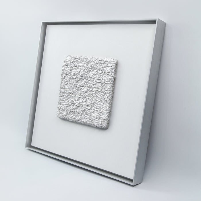 Flowing Abundance Terrain Handcrafted Silver Foil Art