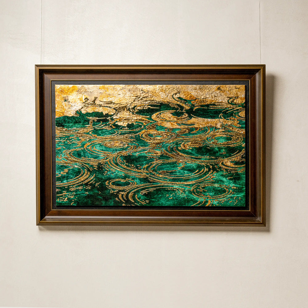 Still Water, Deep Current — Patinated Foil Grand
