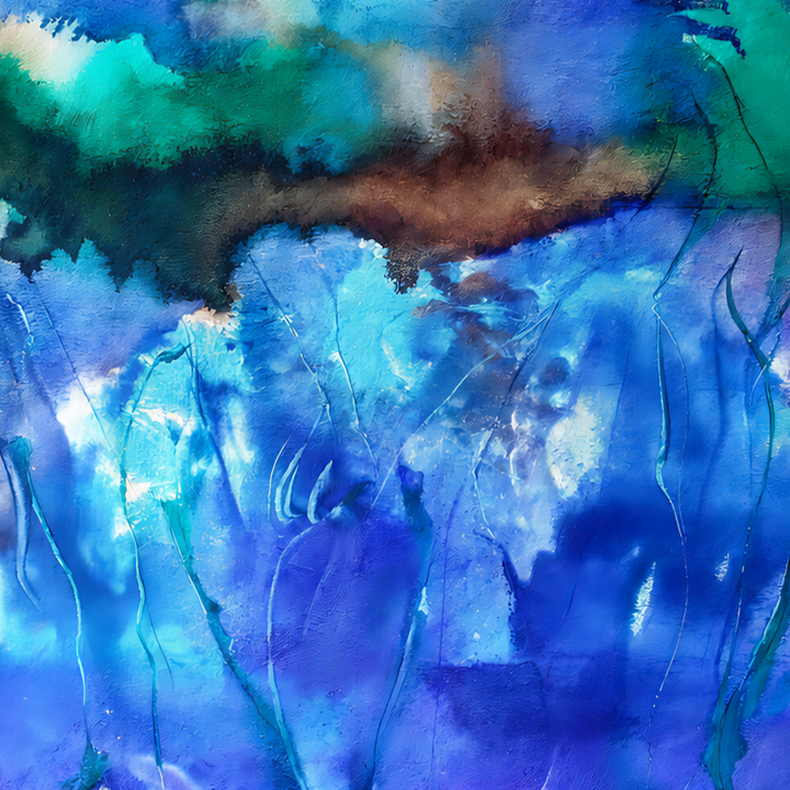 Blue Kinetic Breath by Neeve Moule Drige — detail view, view 2